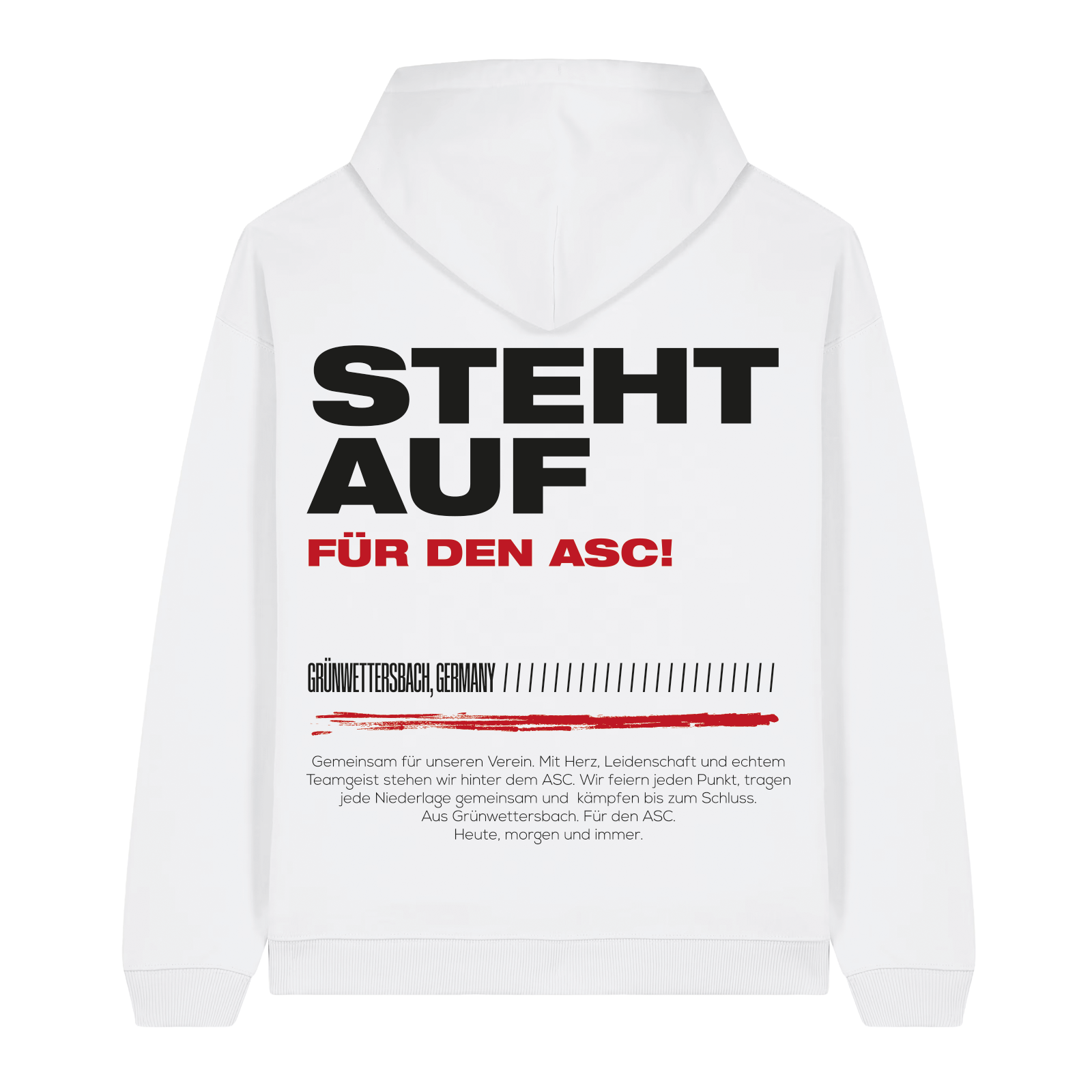 ASC Grünwettersbach Hoodie Oversized "Steht auf"
