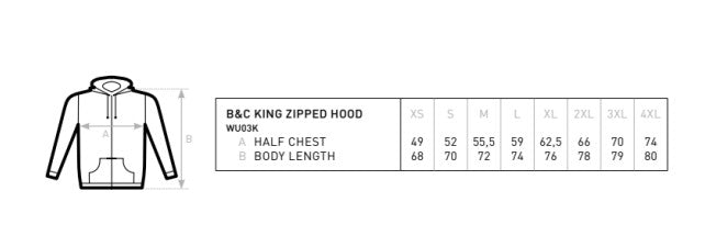 BayerLöwen Zip-Hoodie ohne Rückendruck