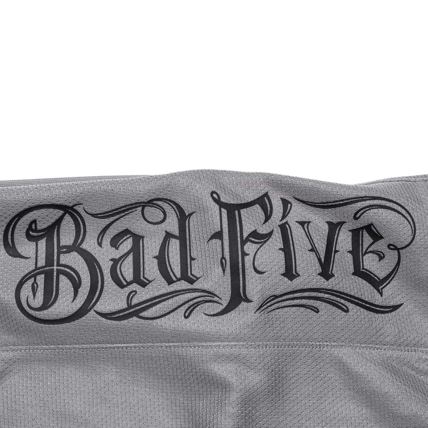 Unisex Basketball-Short "Anti-Warrior" Badfive BIG Grau-Schwarz - AAPT045-9