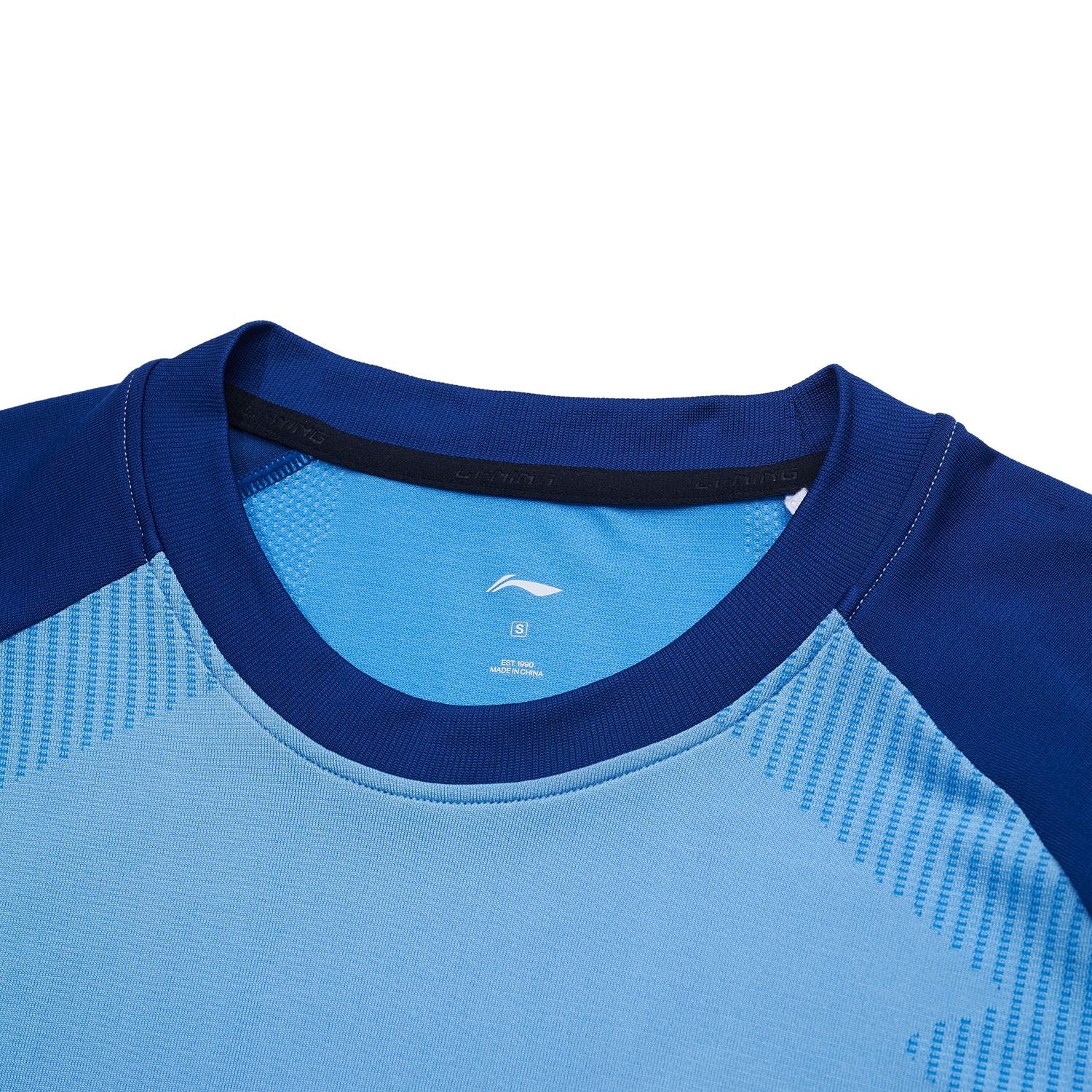 Tischtennis Unisex Wettkampf-Dress "Base" (Set aus Shirt und Shorts) hellblau + blau - AATT003-2