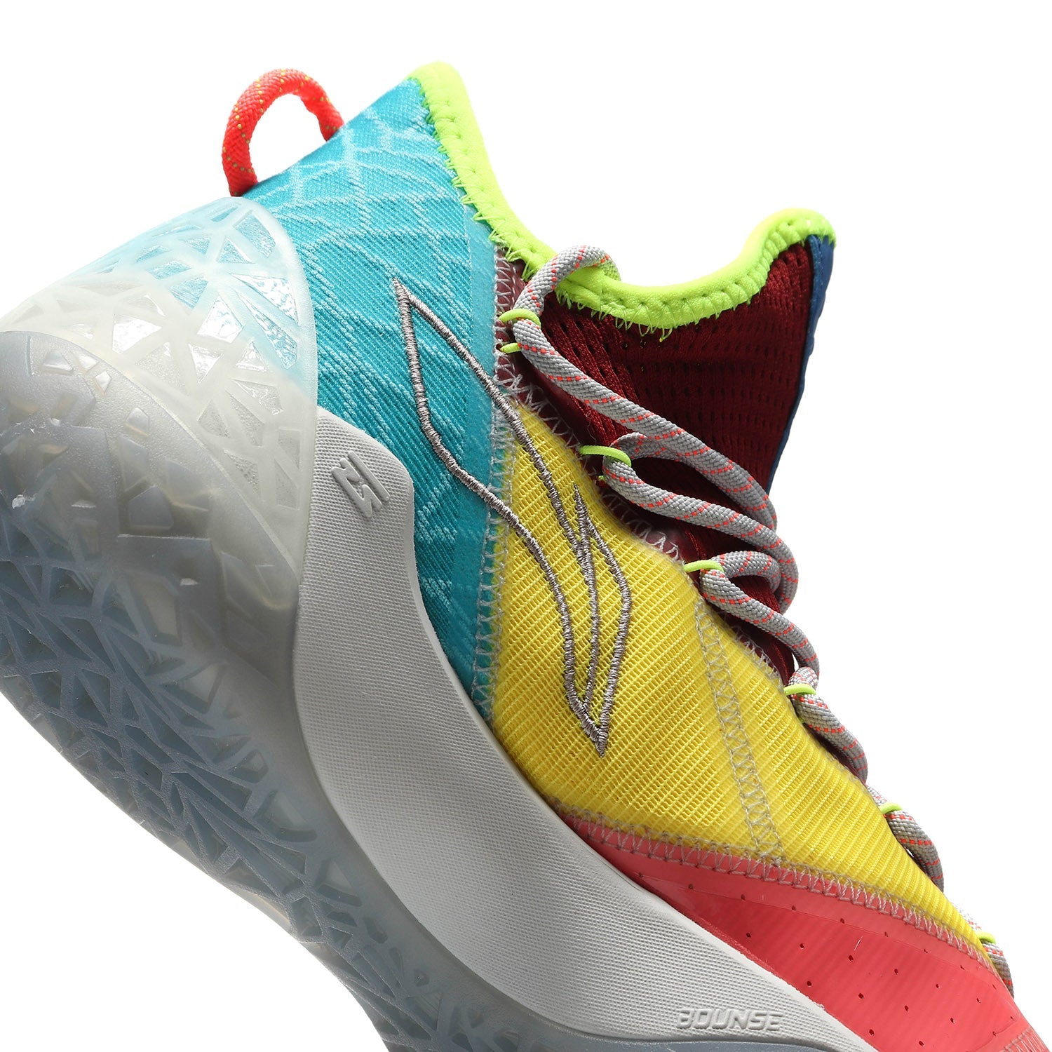 Basketballschuh Wade Fission lite green/yellow/red - ABPQ025-3