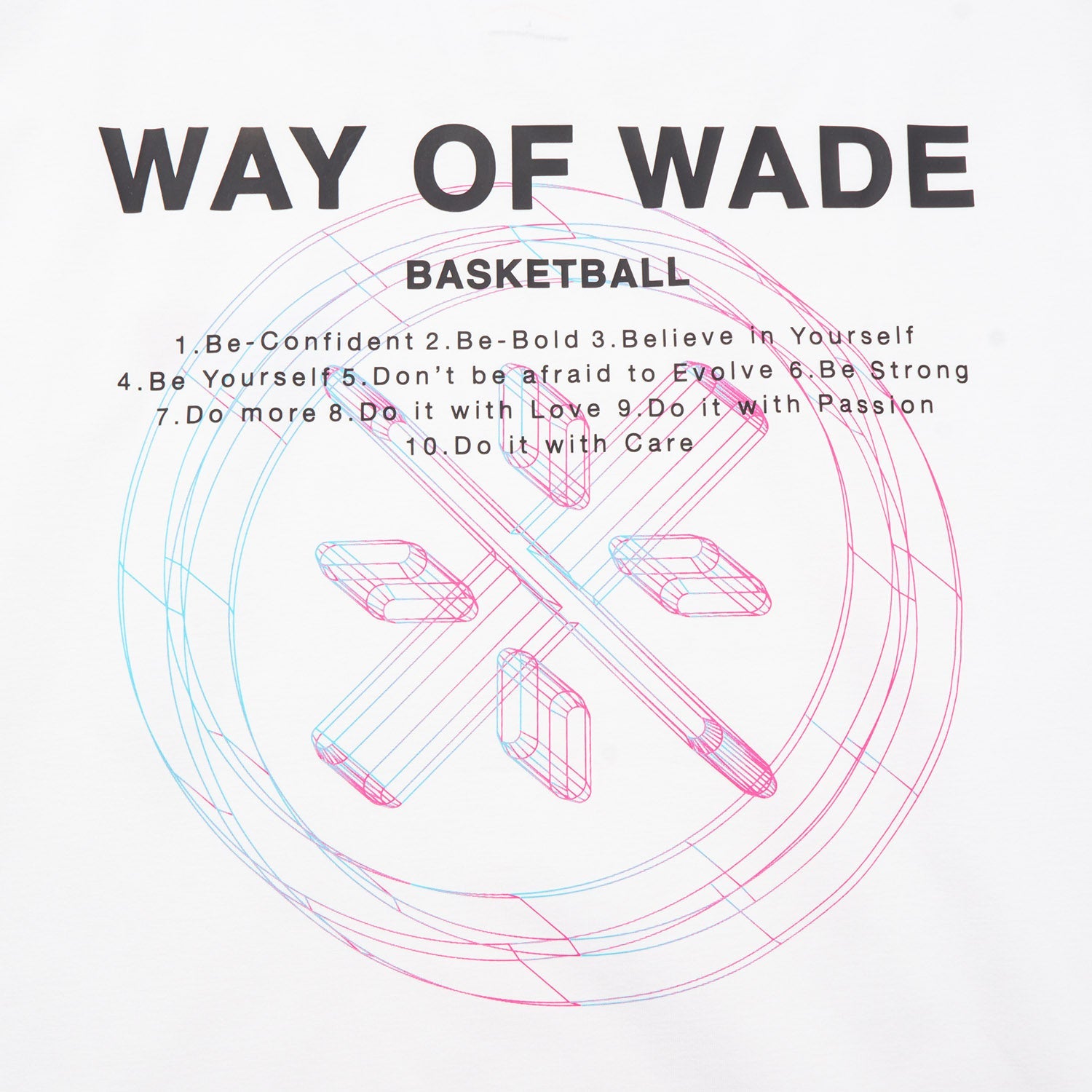 Basketball T-Shirt "Way of Wade" weiß - AHST333-2