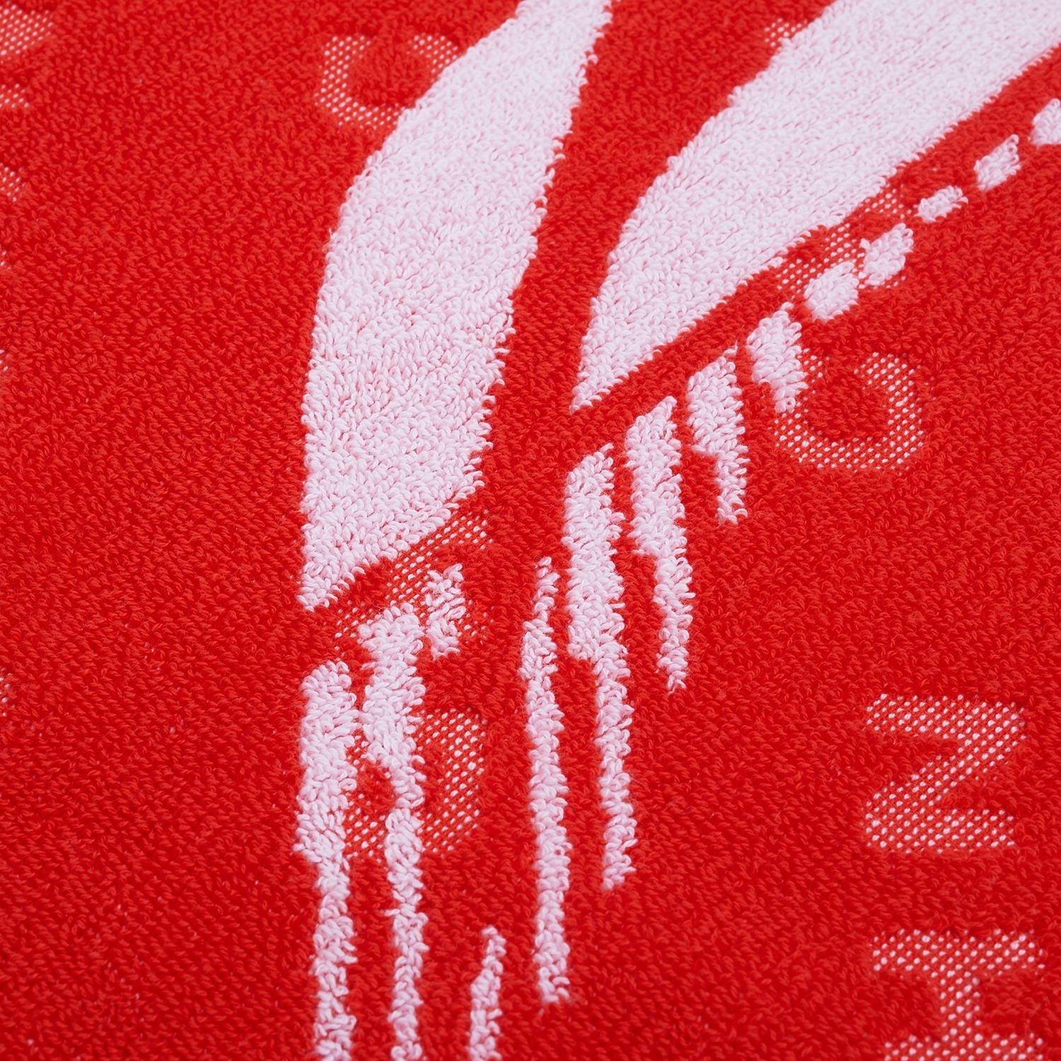 Universal Sporthandtuch Logo rot/weiß - AMJT001-1