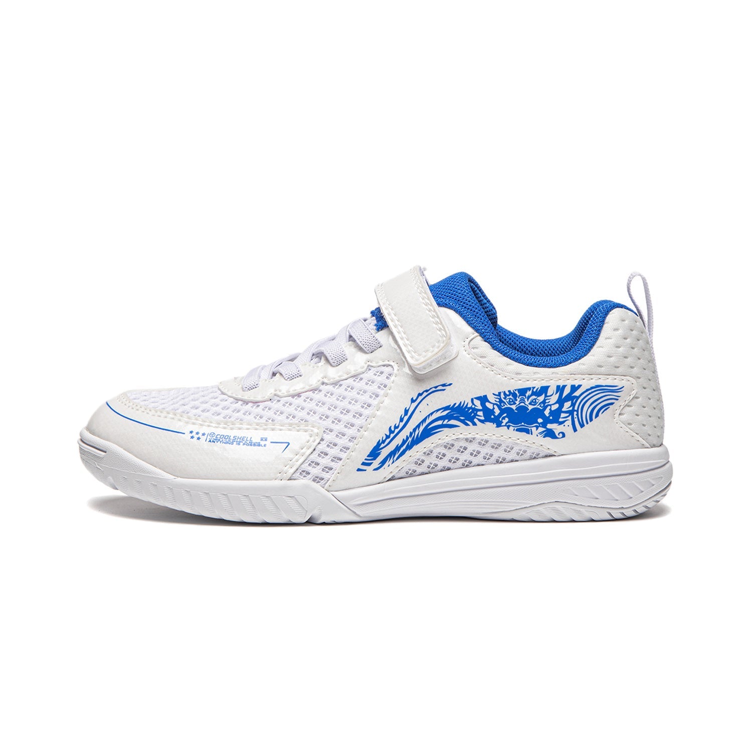 Kinder Tischtennis Schuh Kylin 3.0 weiß/blau - APPU033-1