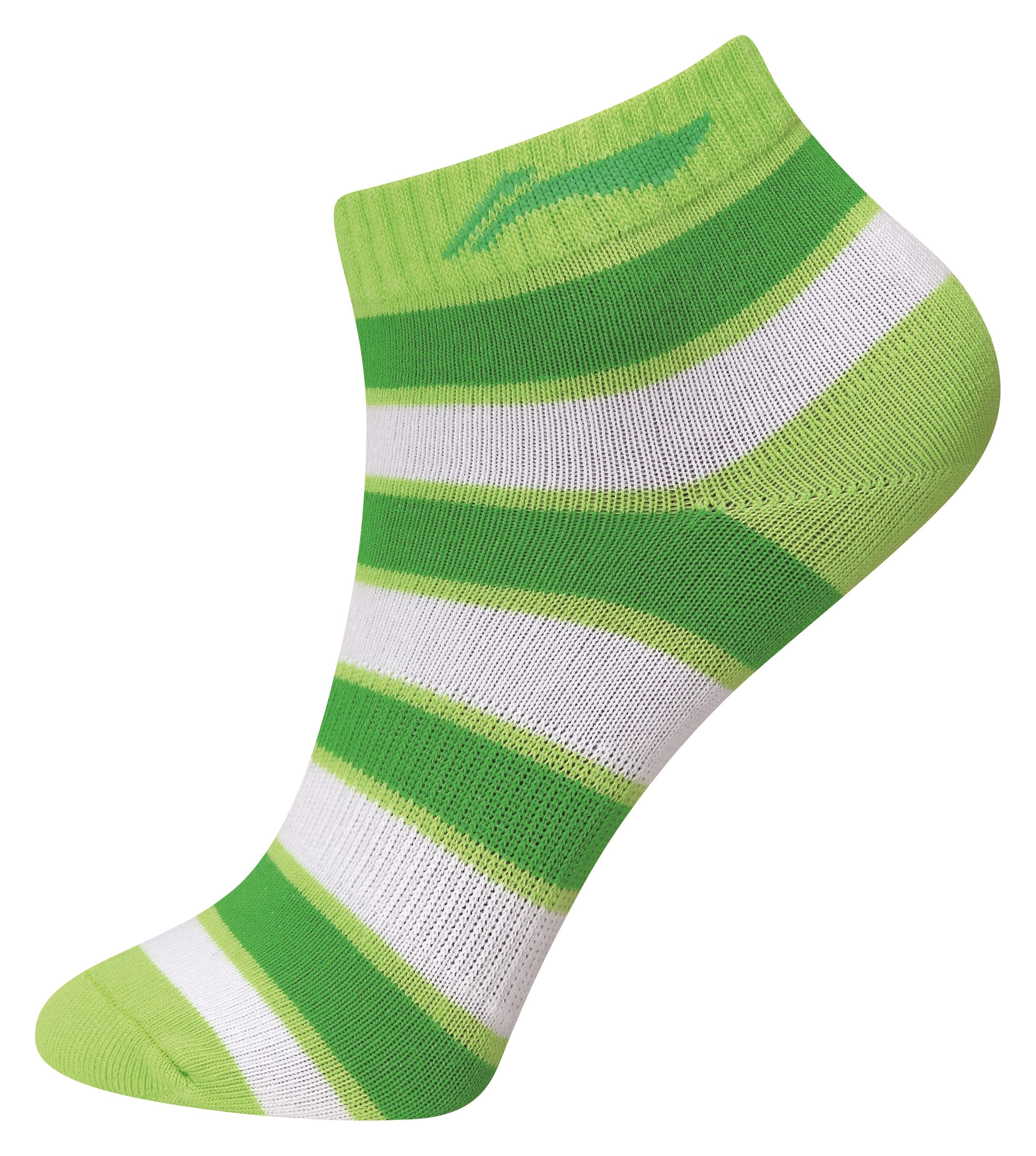 AWTM006-1 Socks 3pac Kids Black/Blue/Green