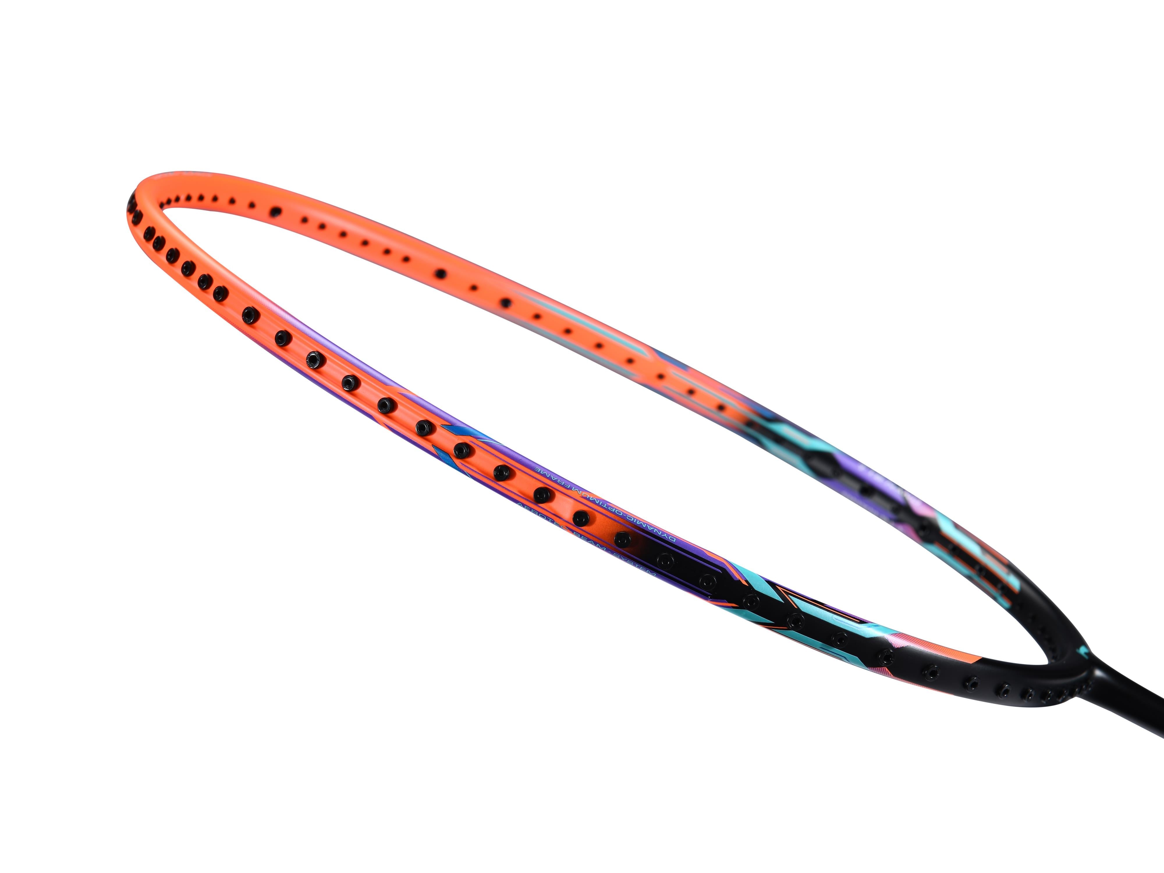 Badmintonschläger Lightning 3000 unbespannt Orange-Schwarz - AYPQ142-1
