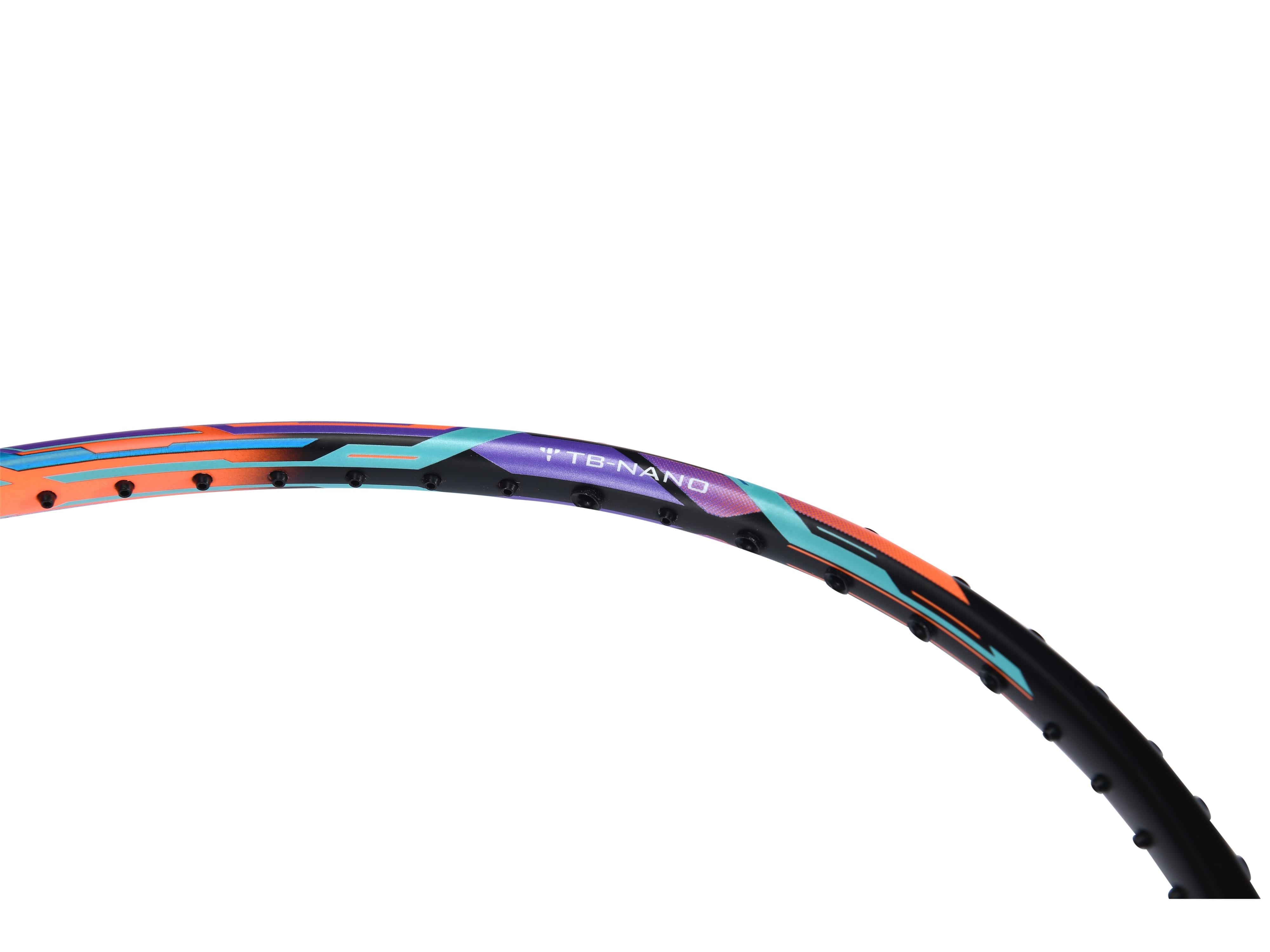 Badmintonschläger Lightning 3000 unbespannt Orange-Schwarz - AYPQ142-1