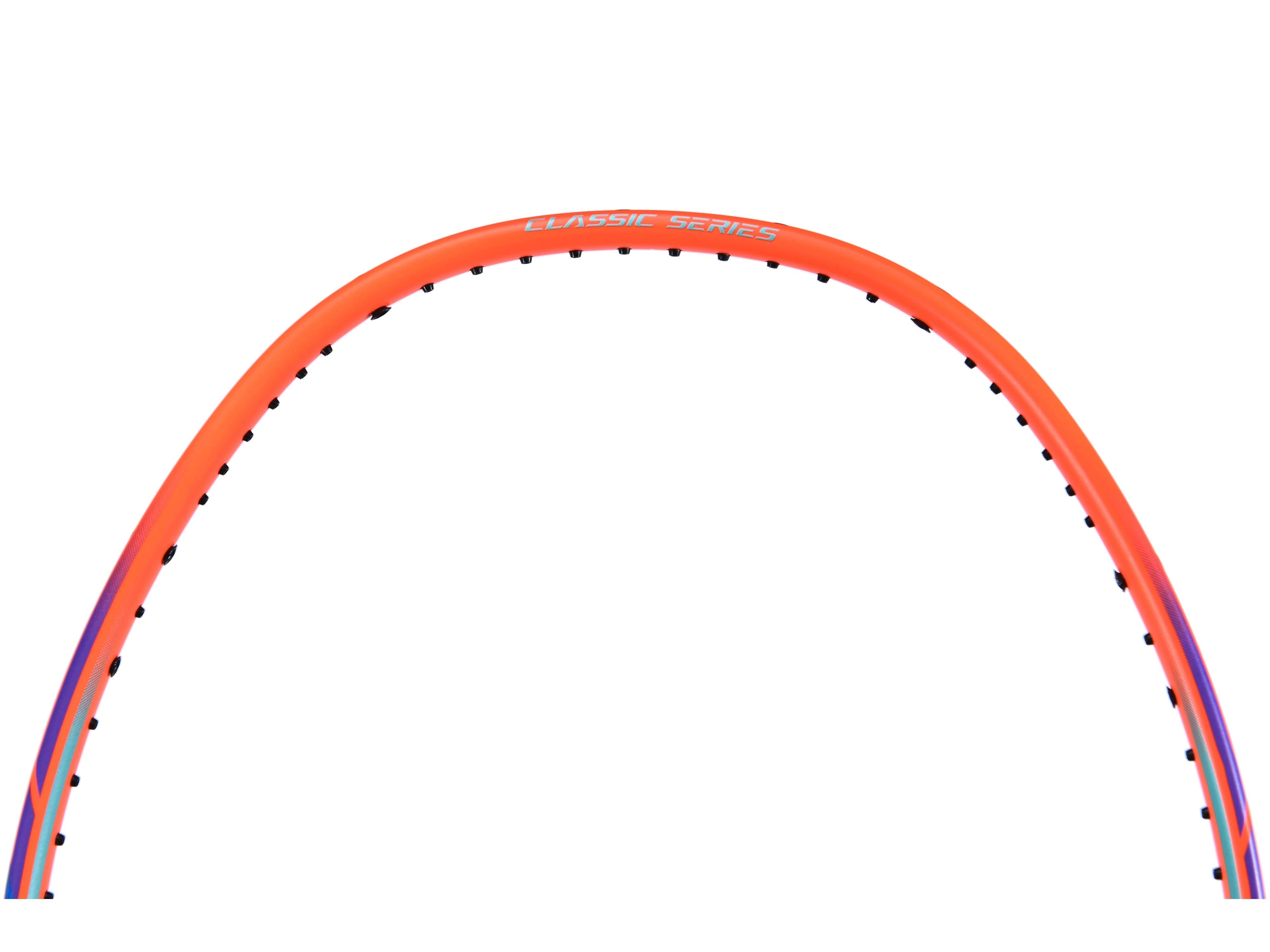 Badmintonschläger Lightning 3000 unbespannt Orange-Schwarz - AYPQ142-1