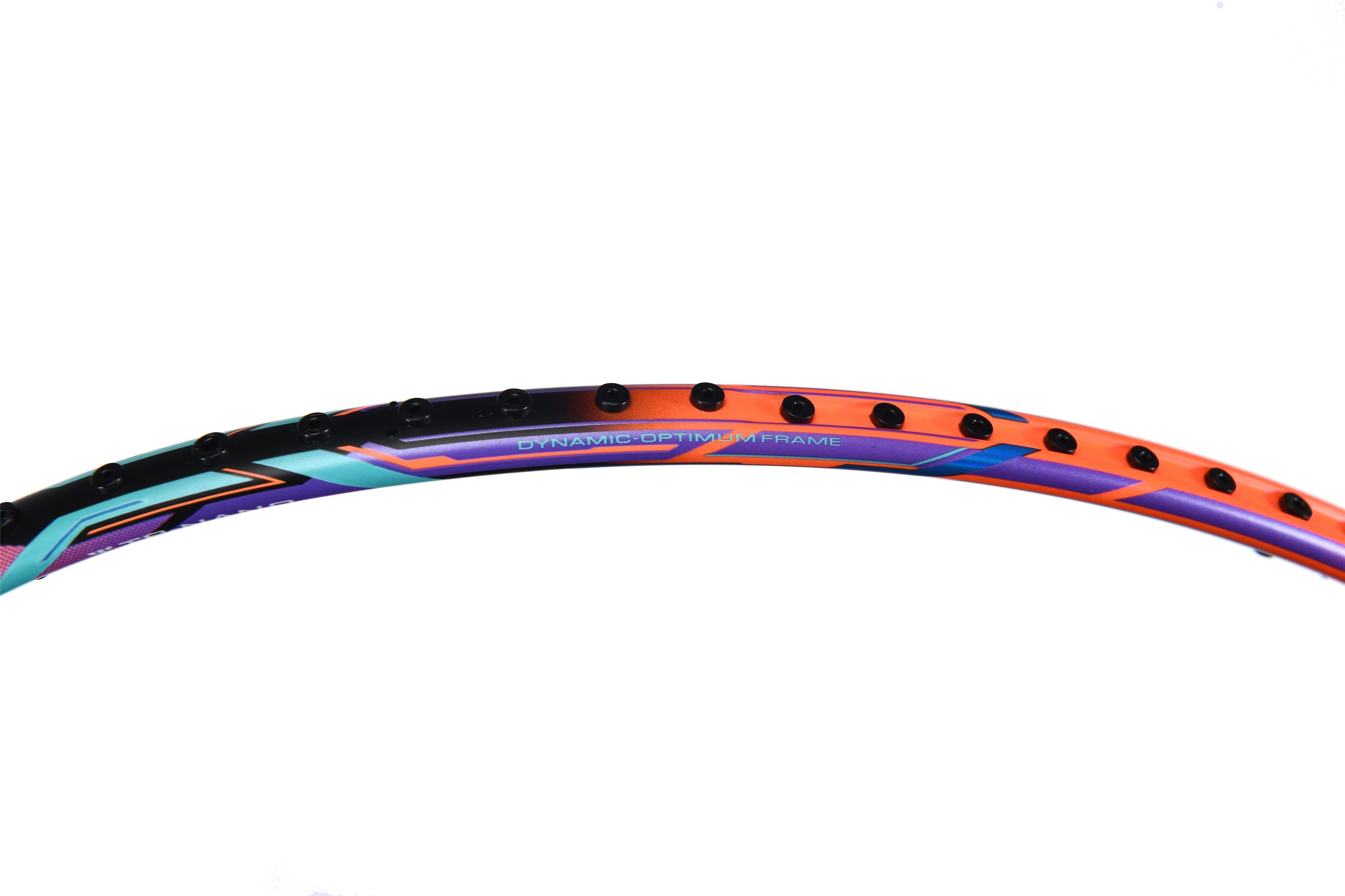 Badmintonschläger Lightning 3000 unbespannt Orange-Schwarz - AYPQ142-1