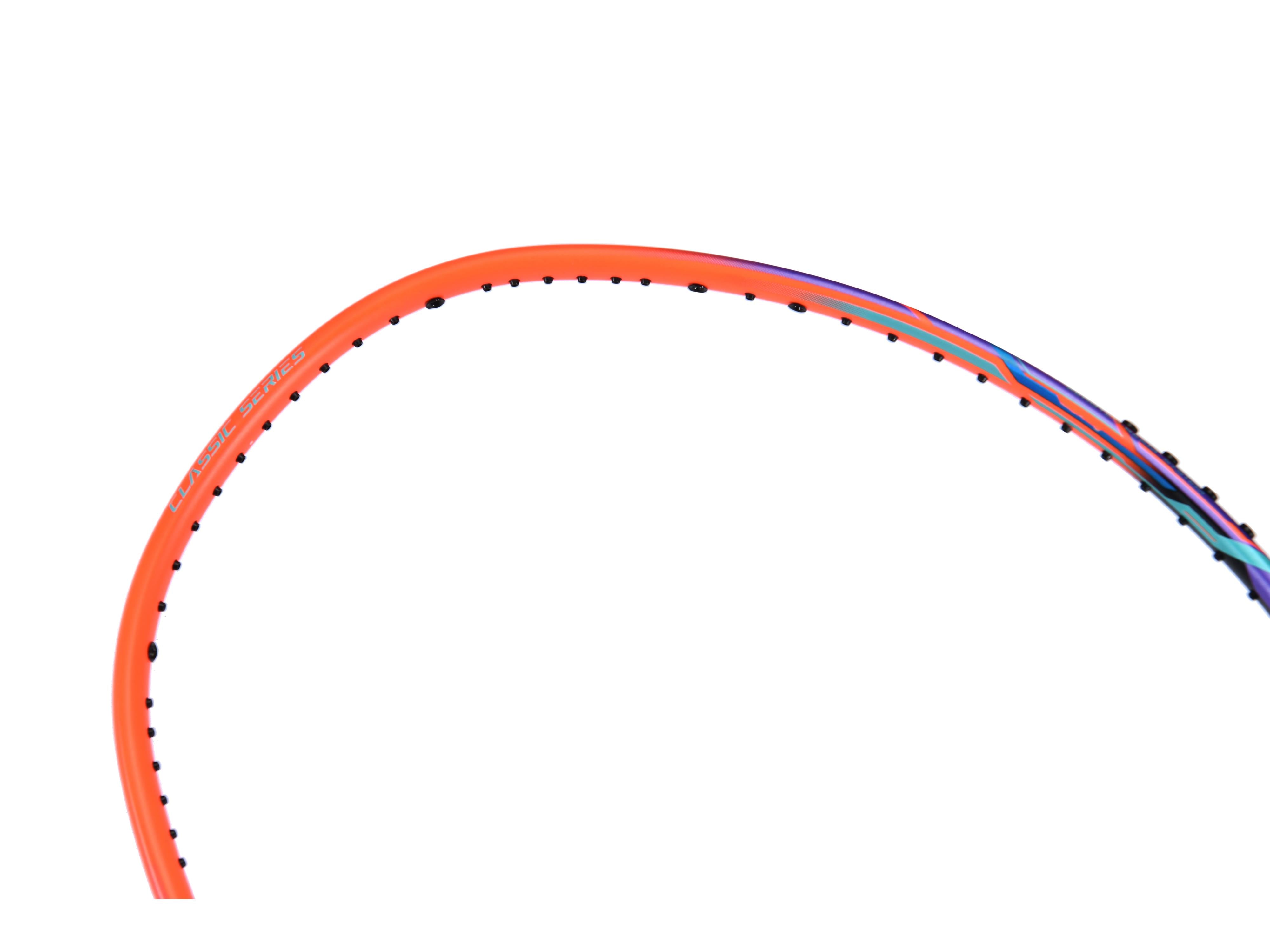 Badmintonschläger Lightning 3000 unbespannt Orange-Schwarz - AYPQ142-1