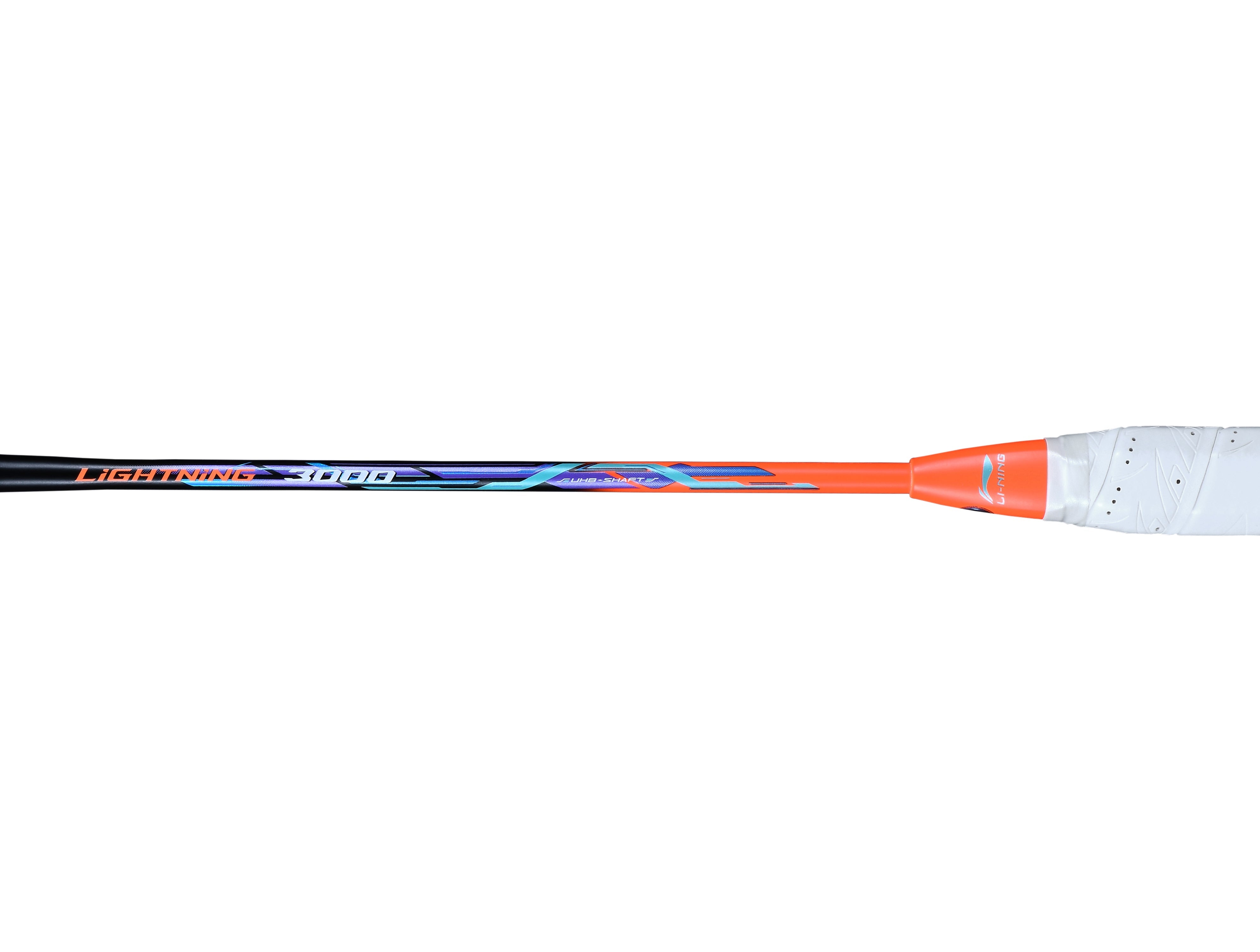 Badmintonschläger Lightning 3000 unbespannt Orange-Schwarz - AYPQ142-1