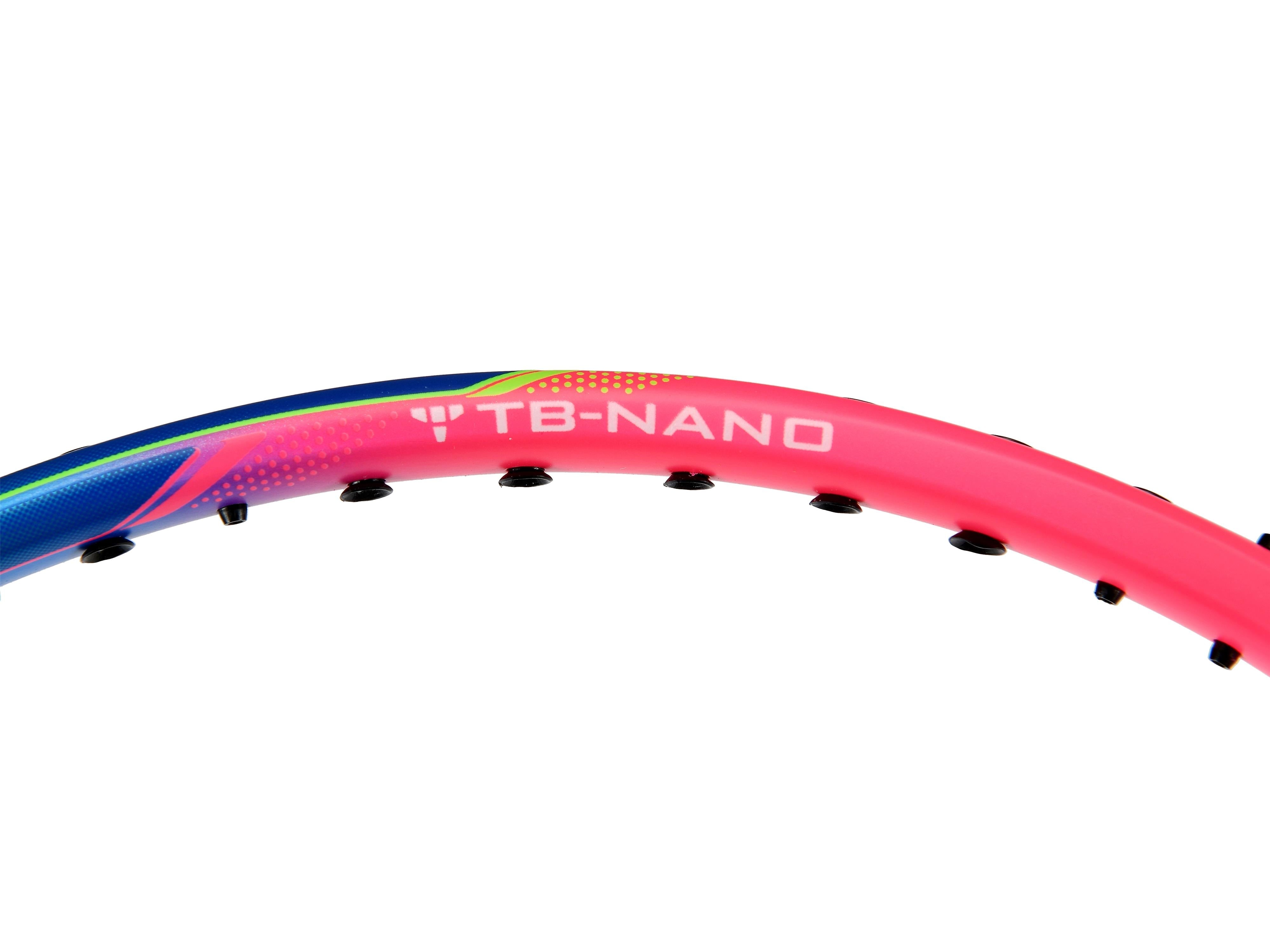 Badmintonschläger WindStorm 72 S unbespannt Blau-Pink - AYPT427-6