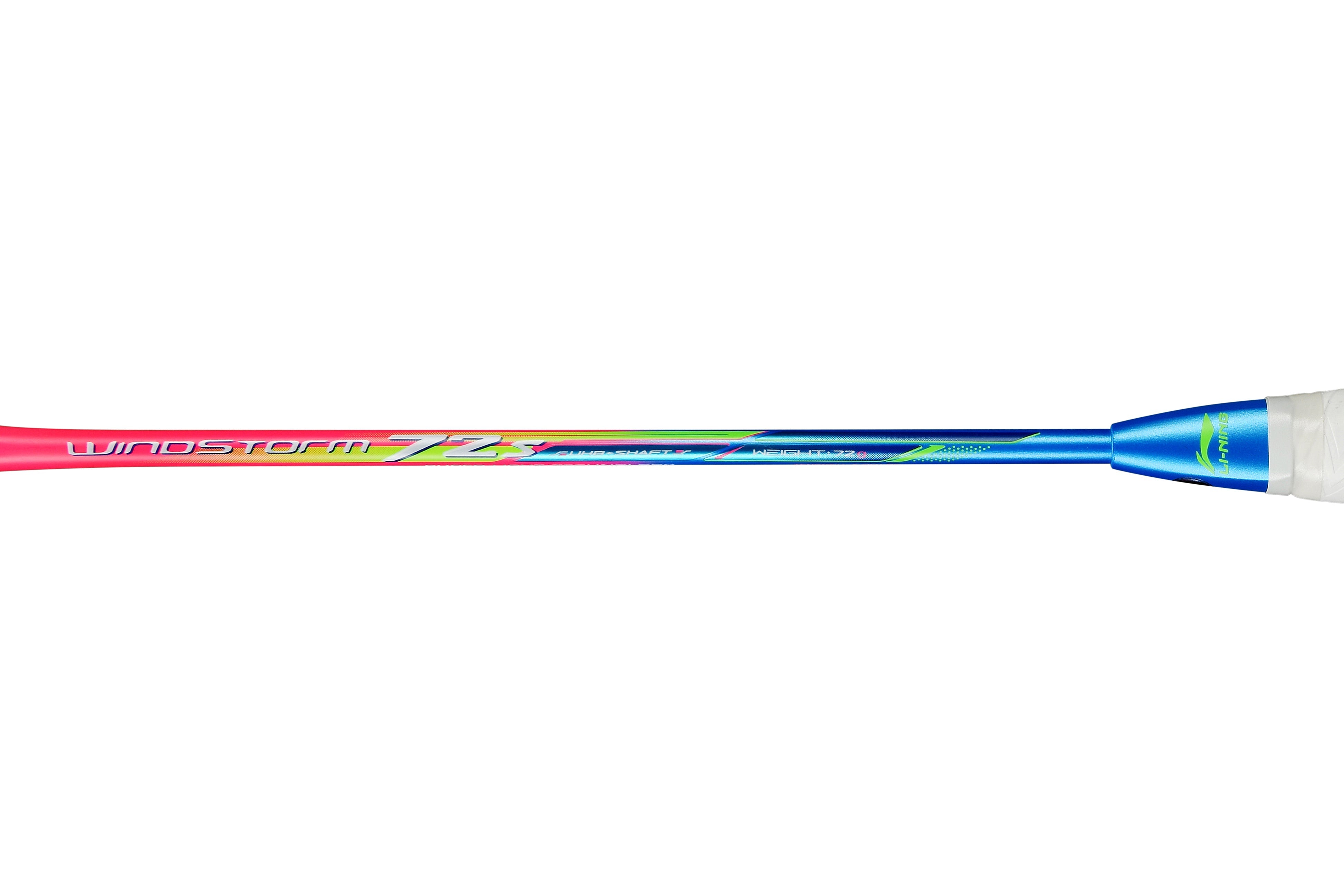 Badmintonschläger WindStorm 72 S unbespannt Blau-Pink - AYPT427-6