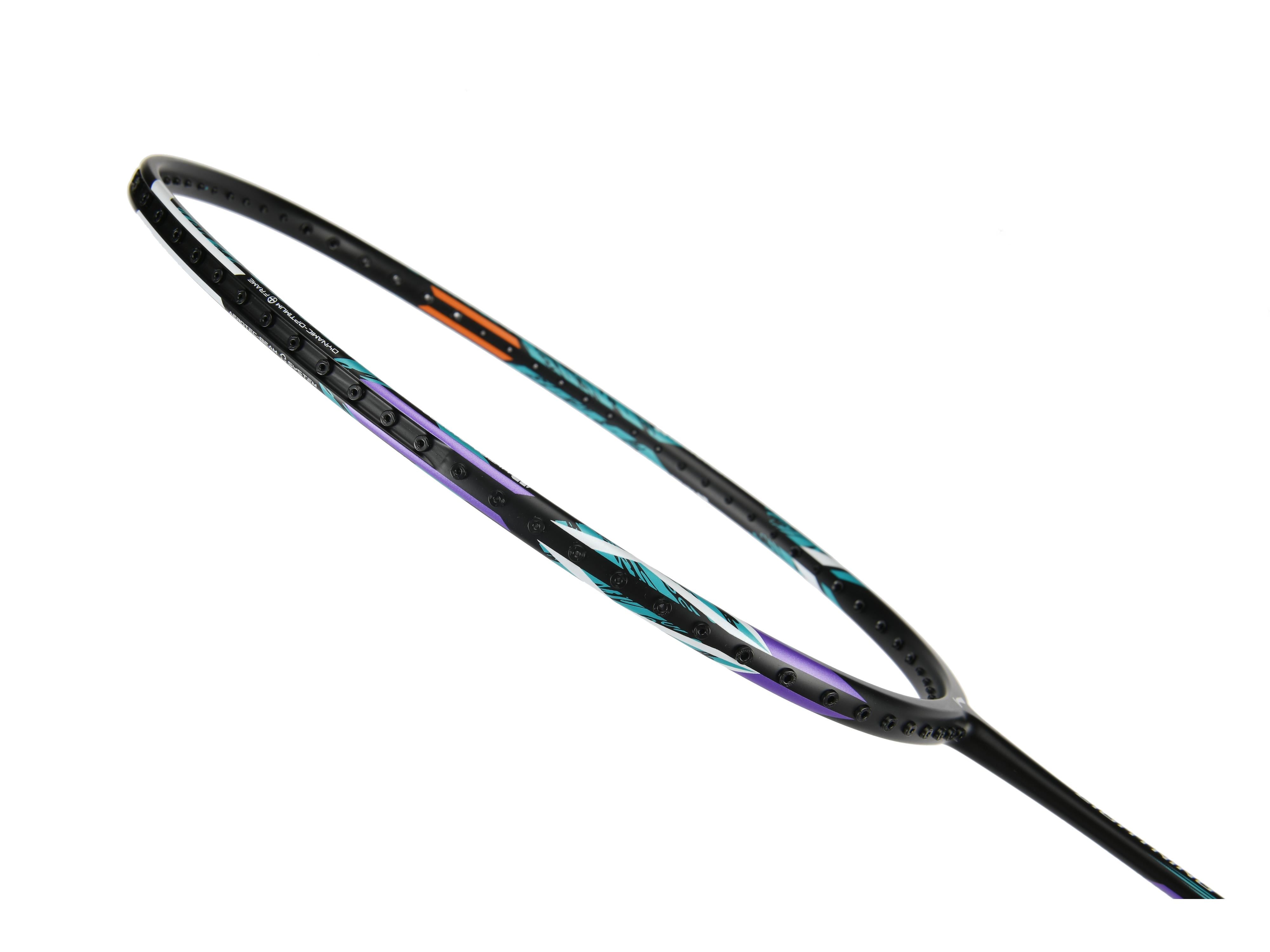 Badmintonschläger Lightning 2000 bespannt Schwarz-Grün - AYPR012-3