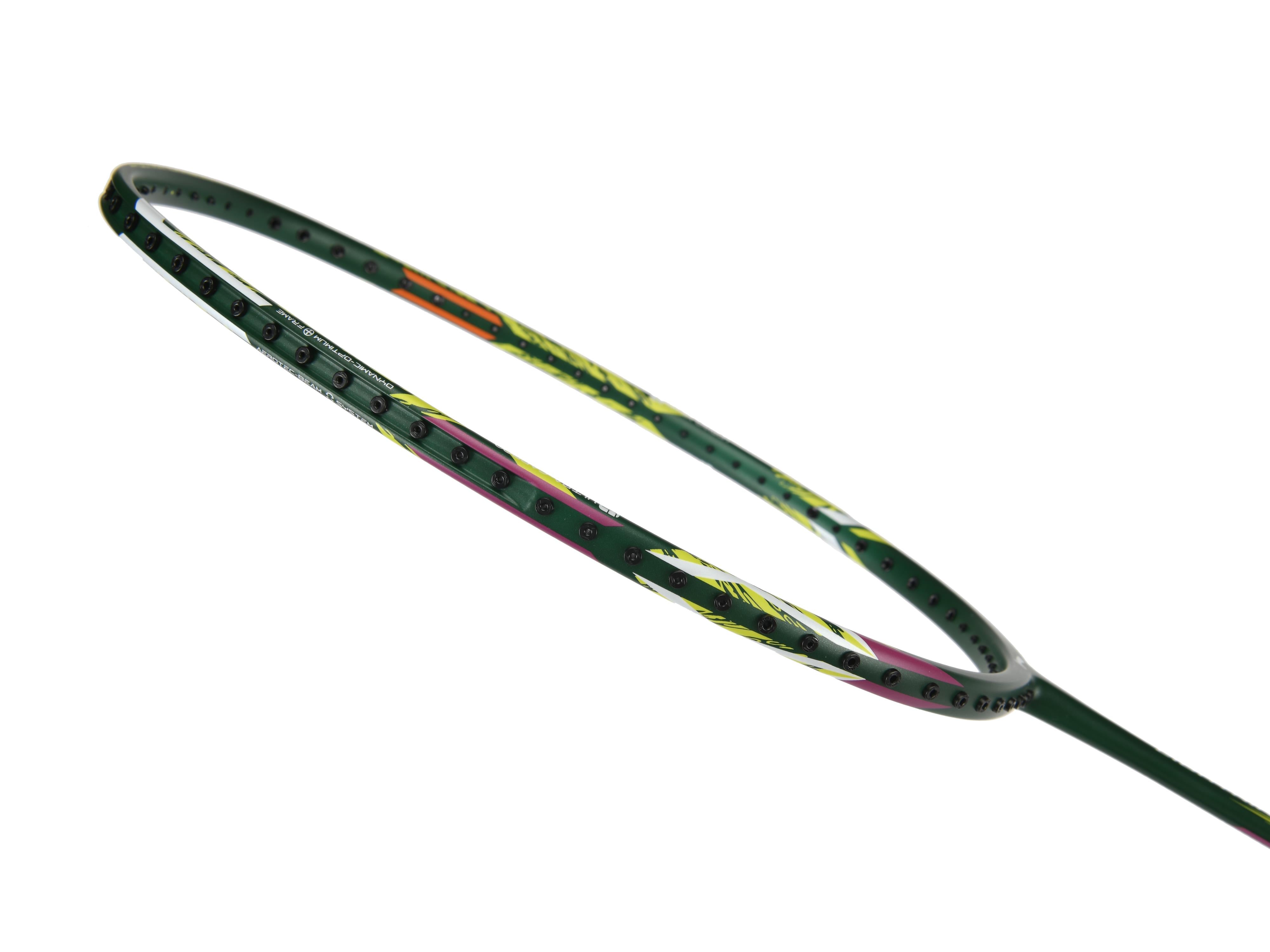 Badmintonschläger Lightning 2000 bespannt Gelb-Grün - AYPR014-3