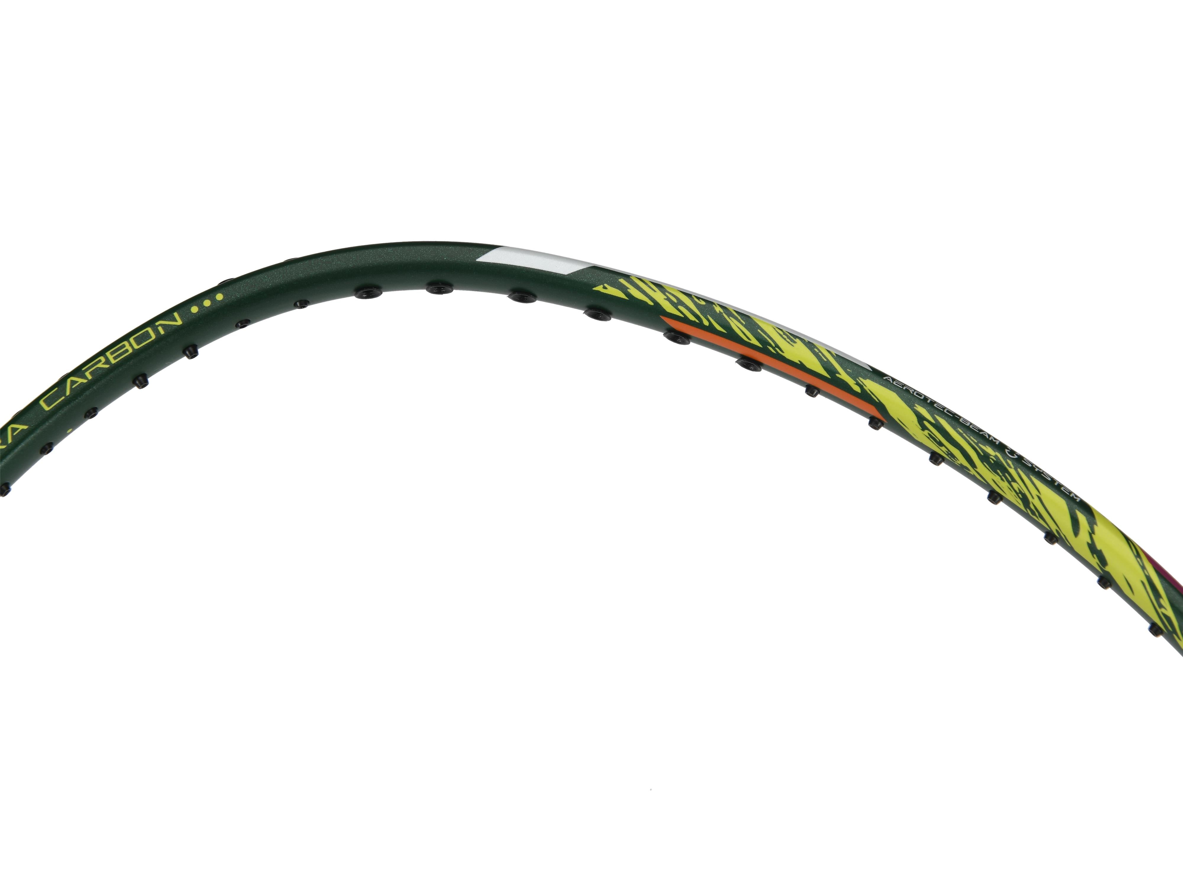 Badmintonschläger Lightning 2000 bespannt Gelb-Grün - AYPR014-3