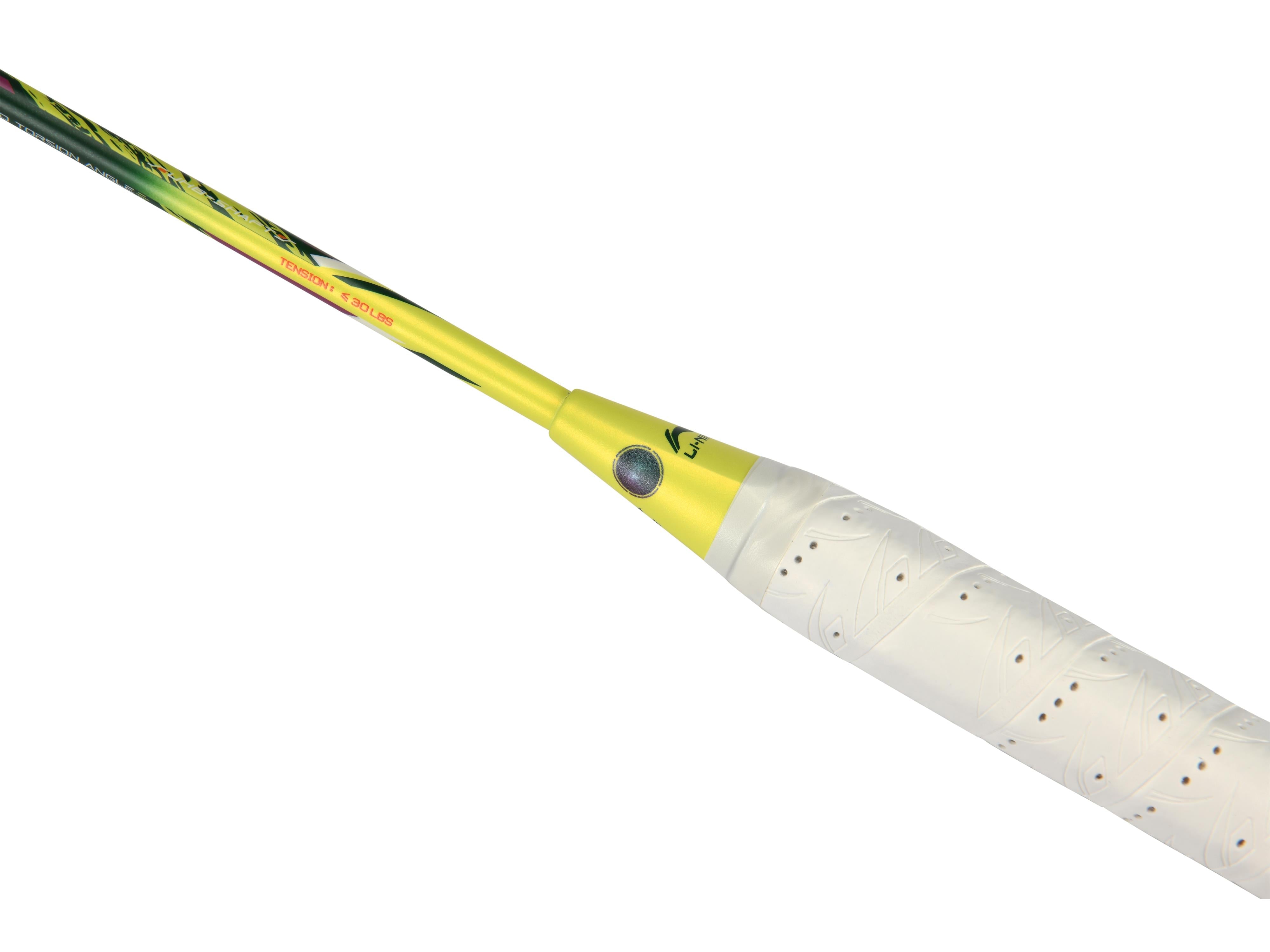 Badmintonschläger Lightning 2000 bespannt Gelb-Grün - AYPR014-3