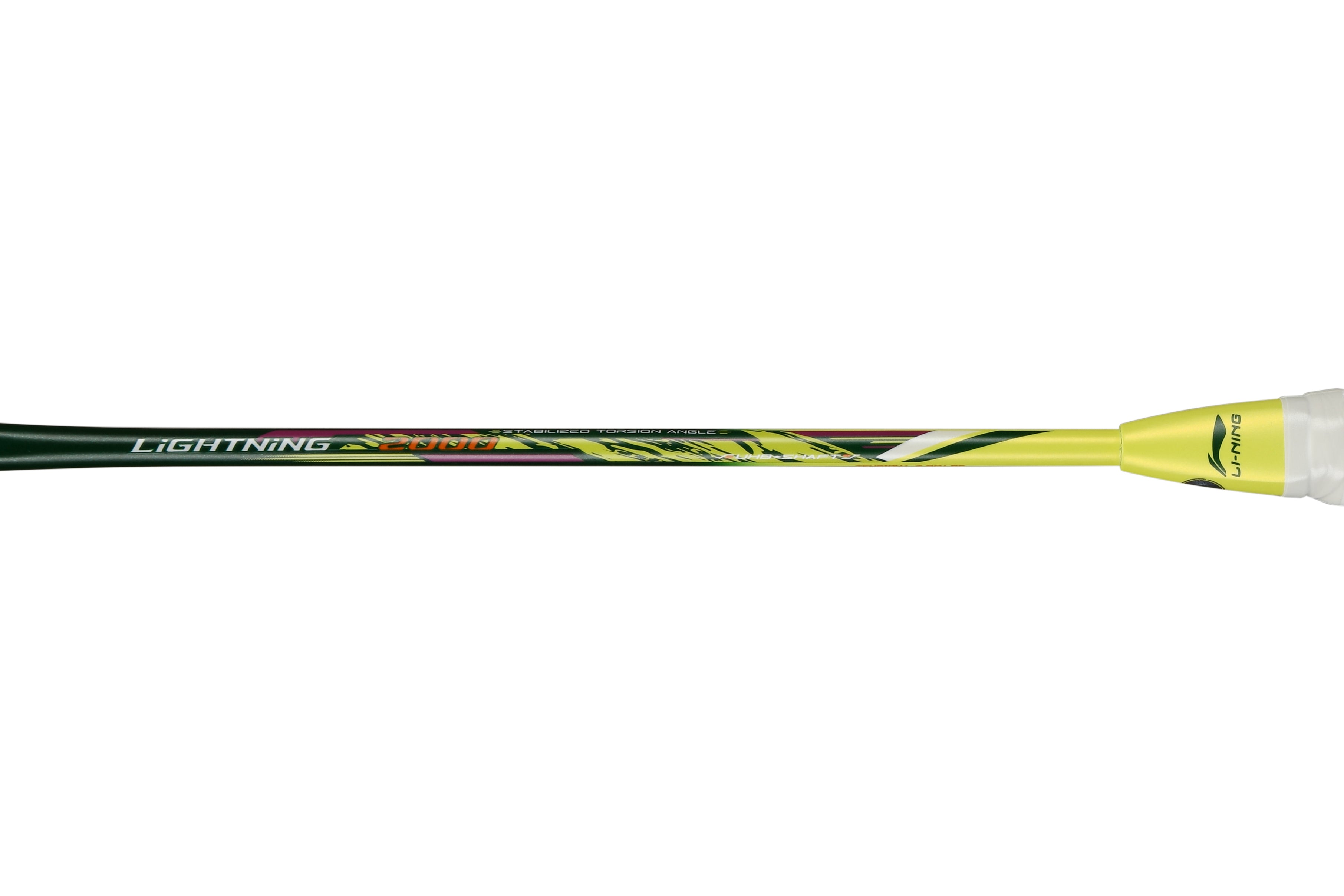 Badmintonschläger Lightning 2000 bespannt Gelb-Grün - AYPR014-3