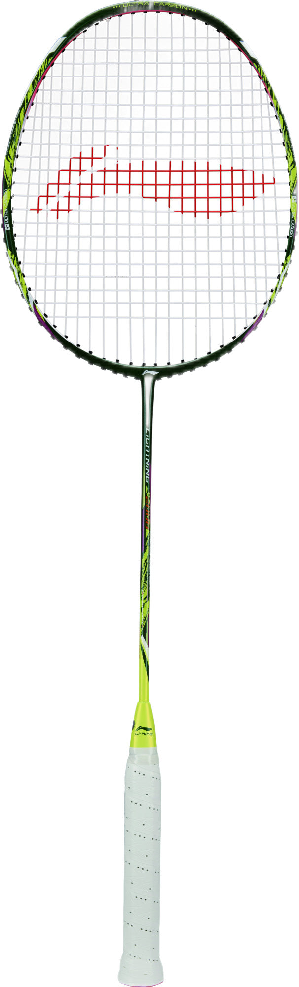 Badmintonschläger Lightning 2000 bespannt Gelb-Grün - AYPR014-3