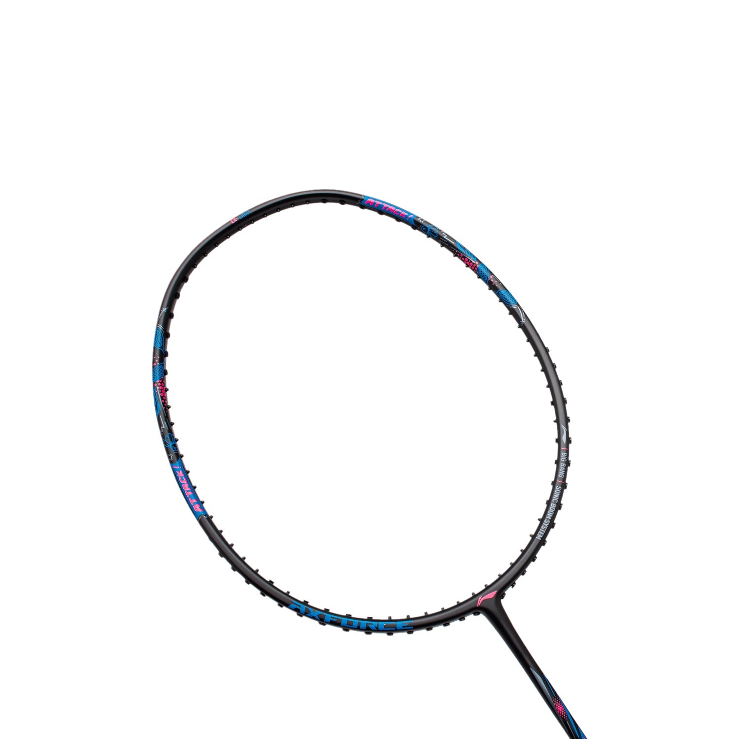 Badmintonschläger AXFORCE BIGBANG (7U) schwarz - unbespannt - AYPS273-1/AYPT289-7