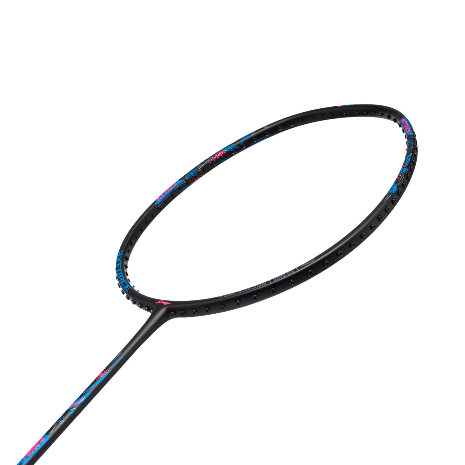 Badmintonschläger AXFORCE BIGBANG (7U) schwarz - unbespannt - AYPS273-1/AYPT289-7