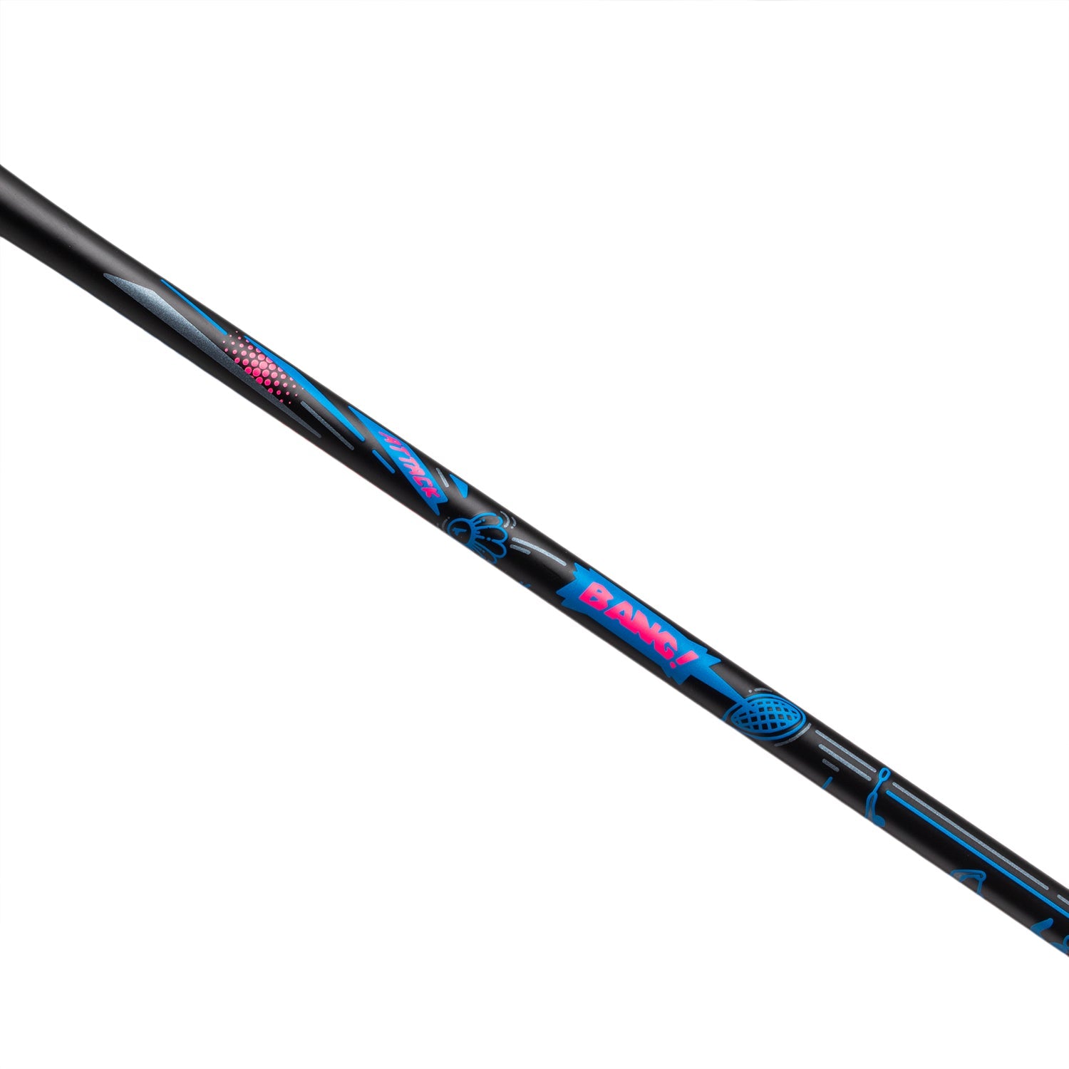 Badmintonschläger AXFORCE BIGBANG (7U) schwarz - unbespannt - AYPS273-1/AYPT289-7