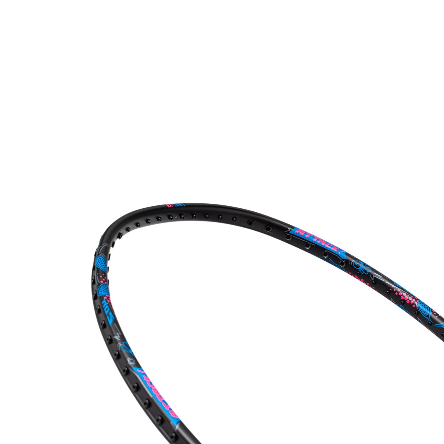 Badmintonschläger AXFORCE BIGBANG (7U) schwarz - unbespannt - AYPS273-1/AYPT289-7