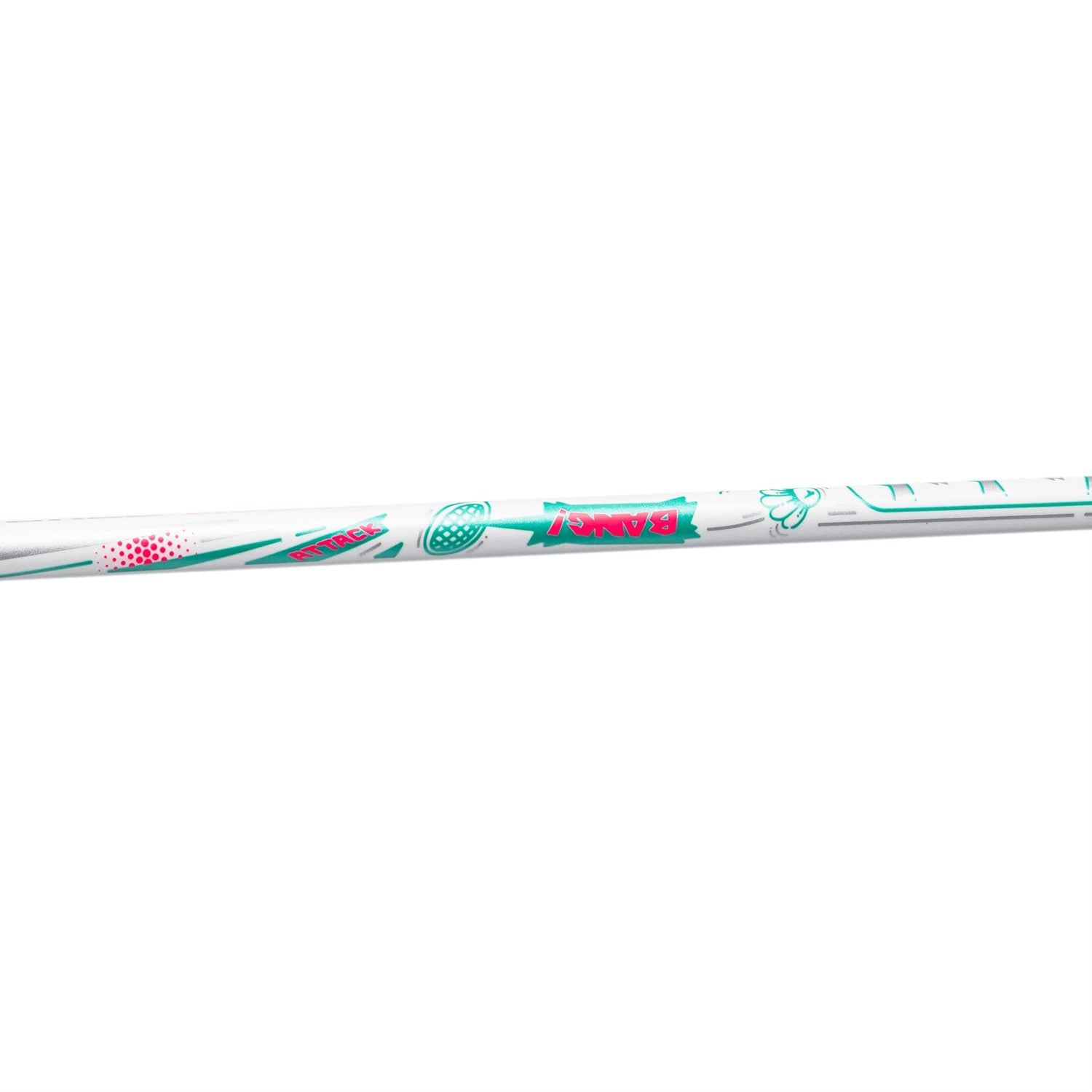 Badmintonschläger AXFORCE BIGBANG (7U) weiß - unbespannt - AYPS275-1/AYPT291-7