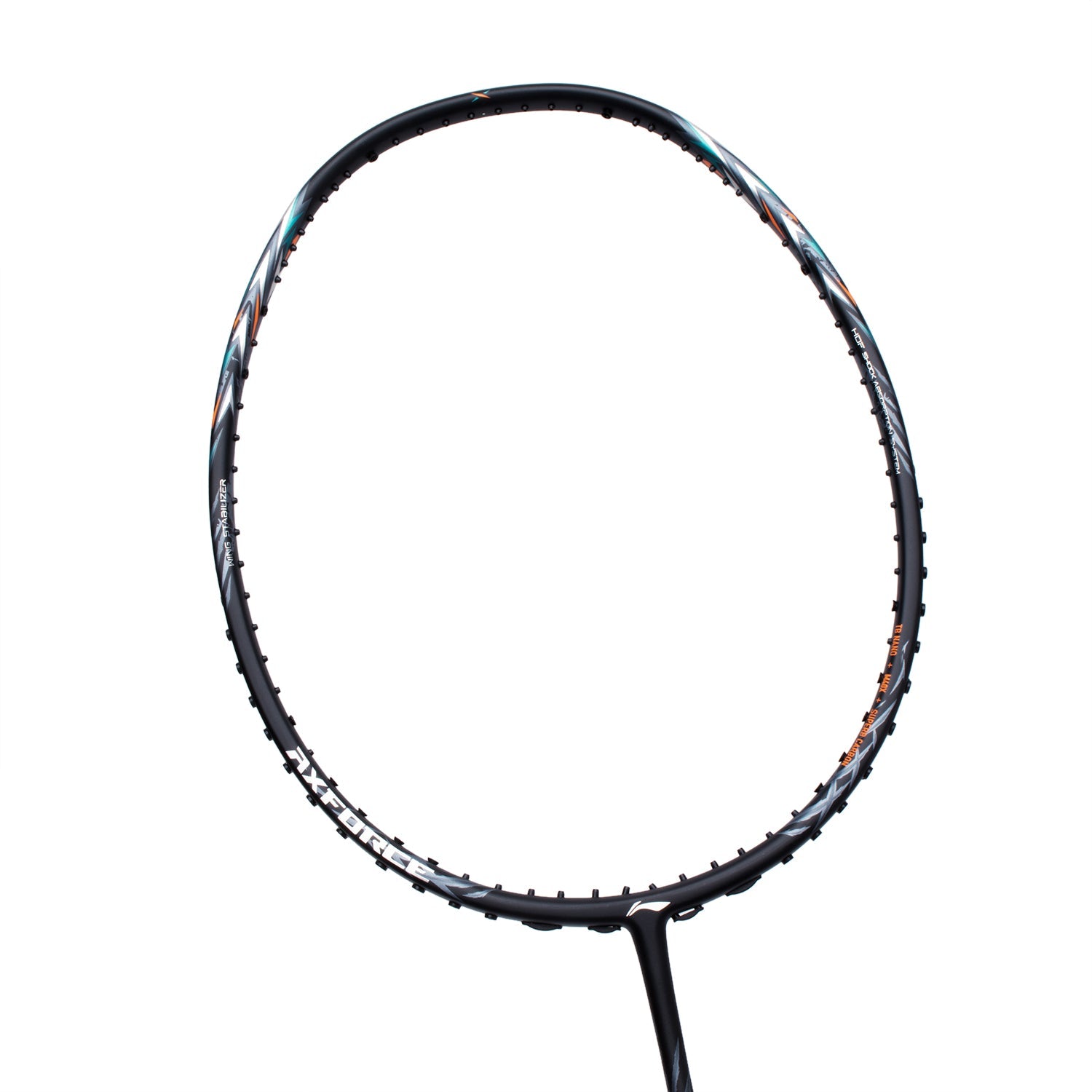 Badmintonschläger AXFORCE 70 (4U) Black/Silver - unbespannt - AYPT047-1/AYPT277-4
