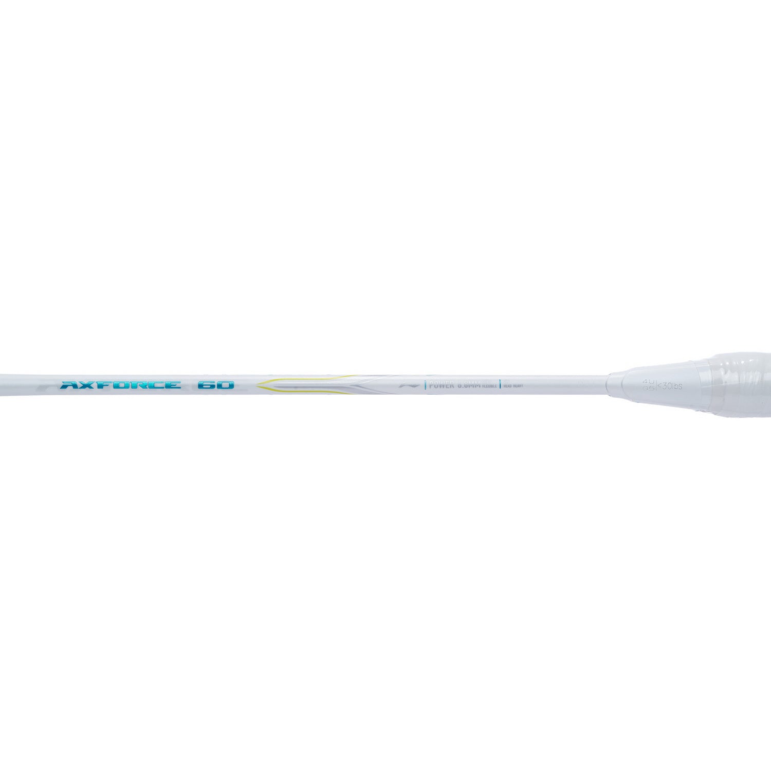 Badmintonschläger AXFORCE 60 (4U) White - unbespannt - AYPT053-1/AYPT281-4