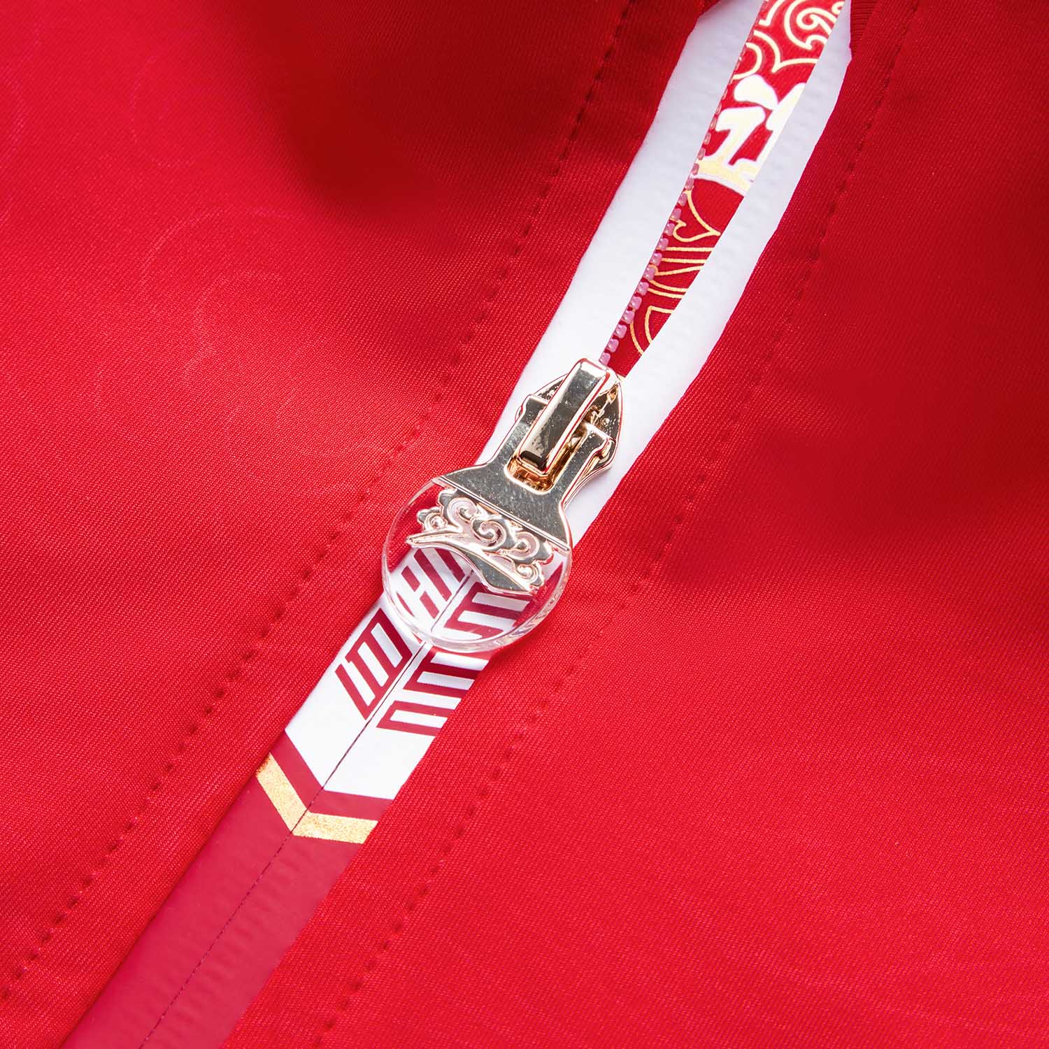 Unisex Trainingsjacke China Team "Cloud-Dragon" - rot - AYYU013-2