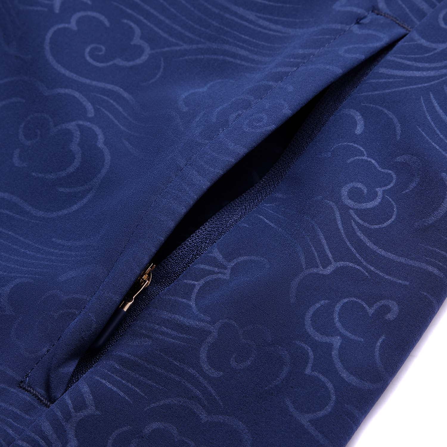 Unisex Trainingsjacke China Team "Dragon" - blau - AYYU015-3