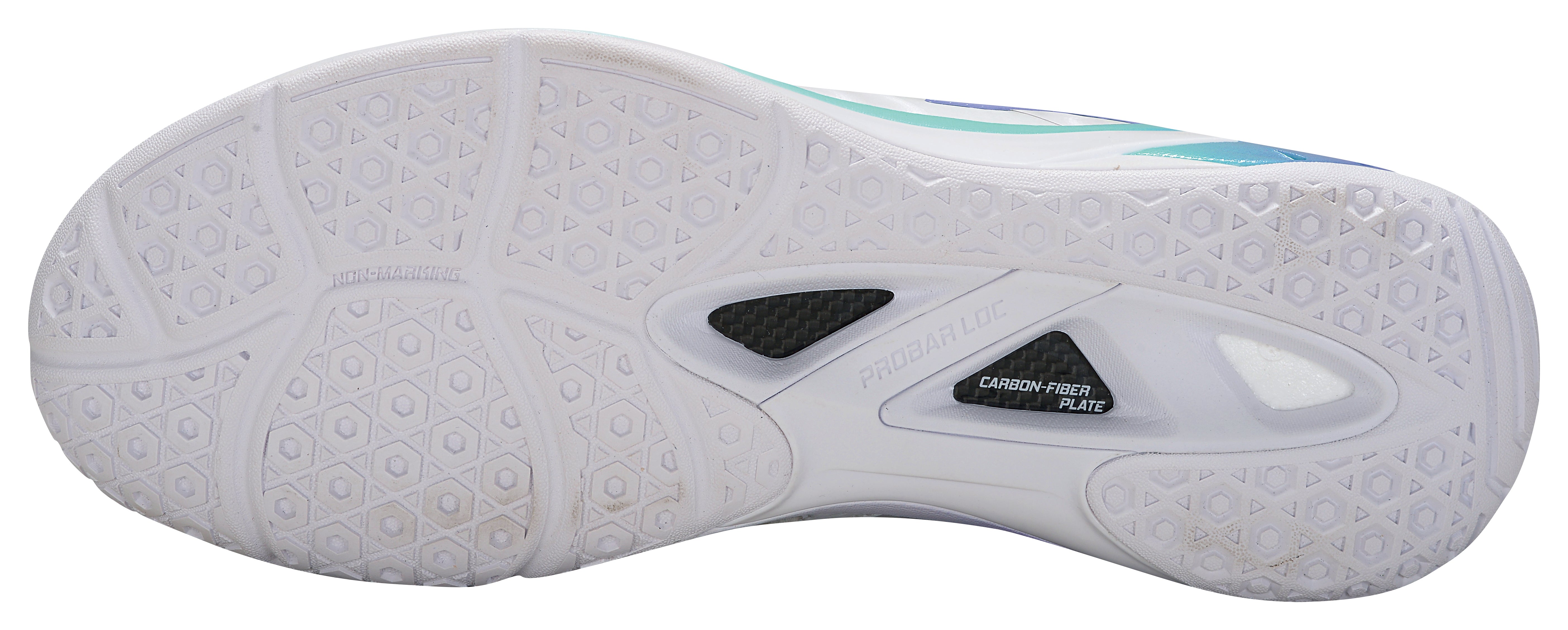 Unisex Badmintonschuh Wolke 2 - weiß - AYZU017-1