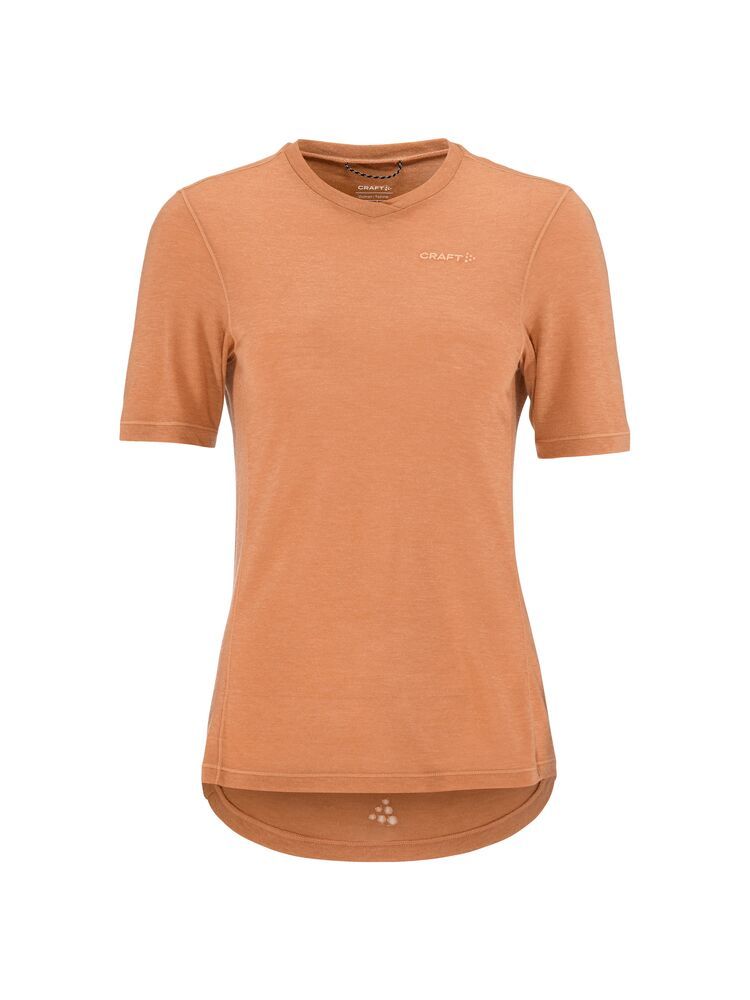 Everyday Wool Kurzarm T-Shirt Damen