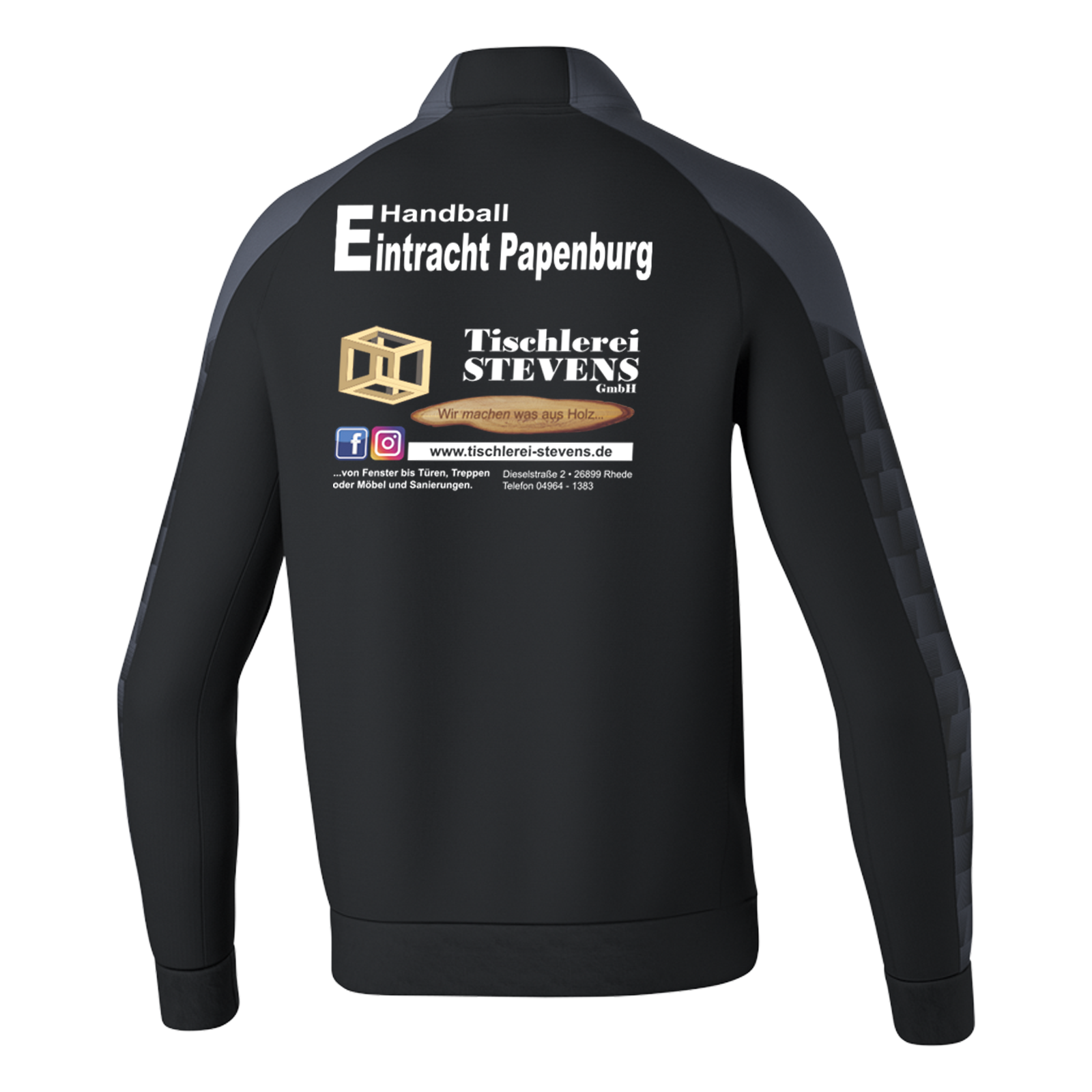 DJK Eintracht Papenburg Erima EVO STAR Trainingsjacke ohne Kapuze