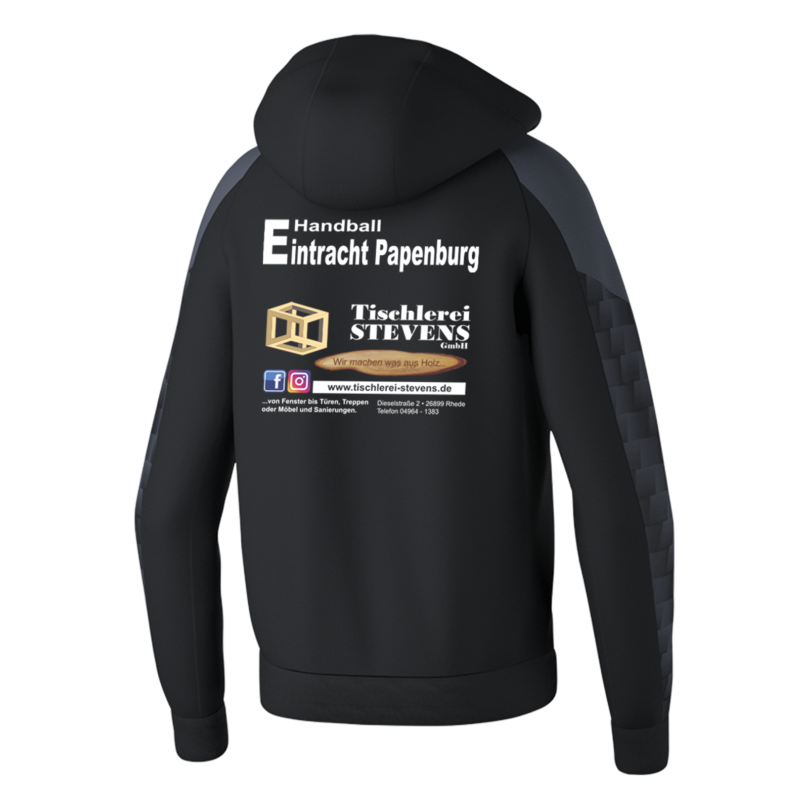 DJK Eintracht Papenburg Erima EVO STAR Trainingsjacke ohne Kapuze