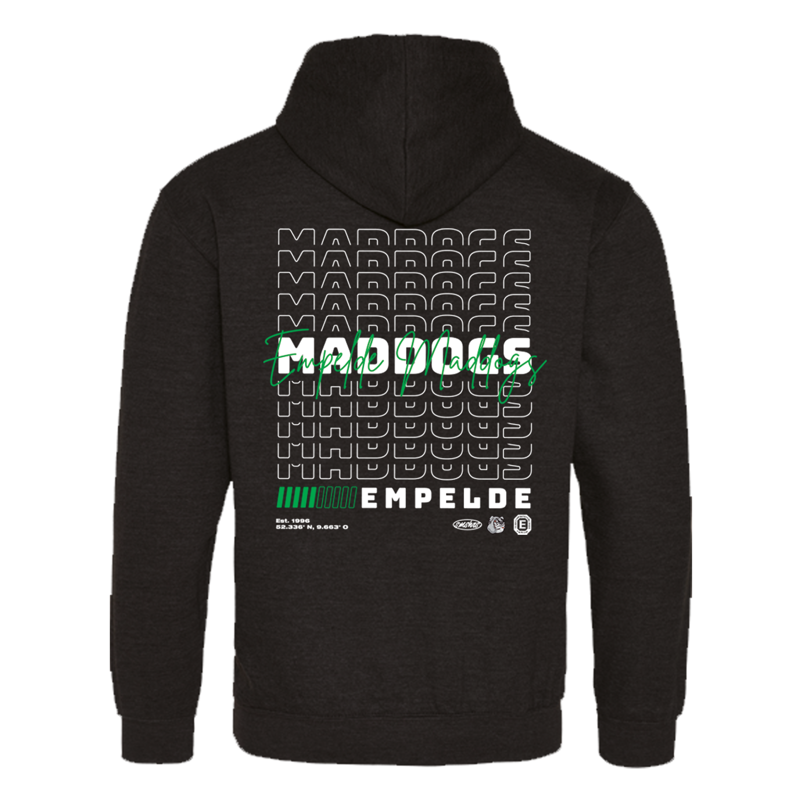 Empelde Maddogs Fan-Hoody "Green Maddogs"