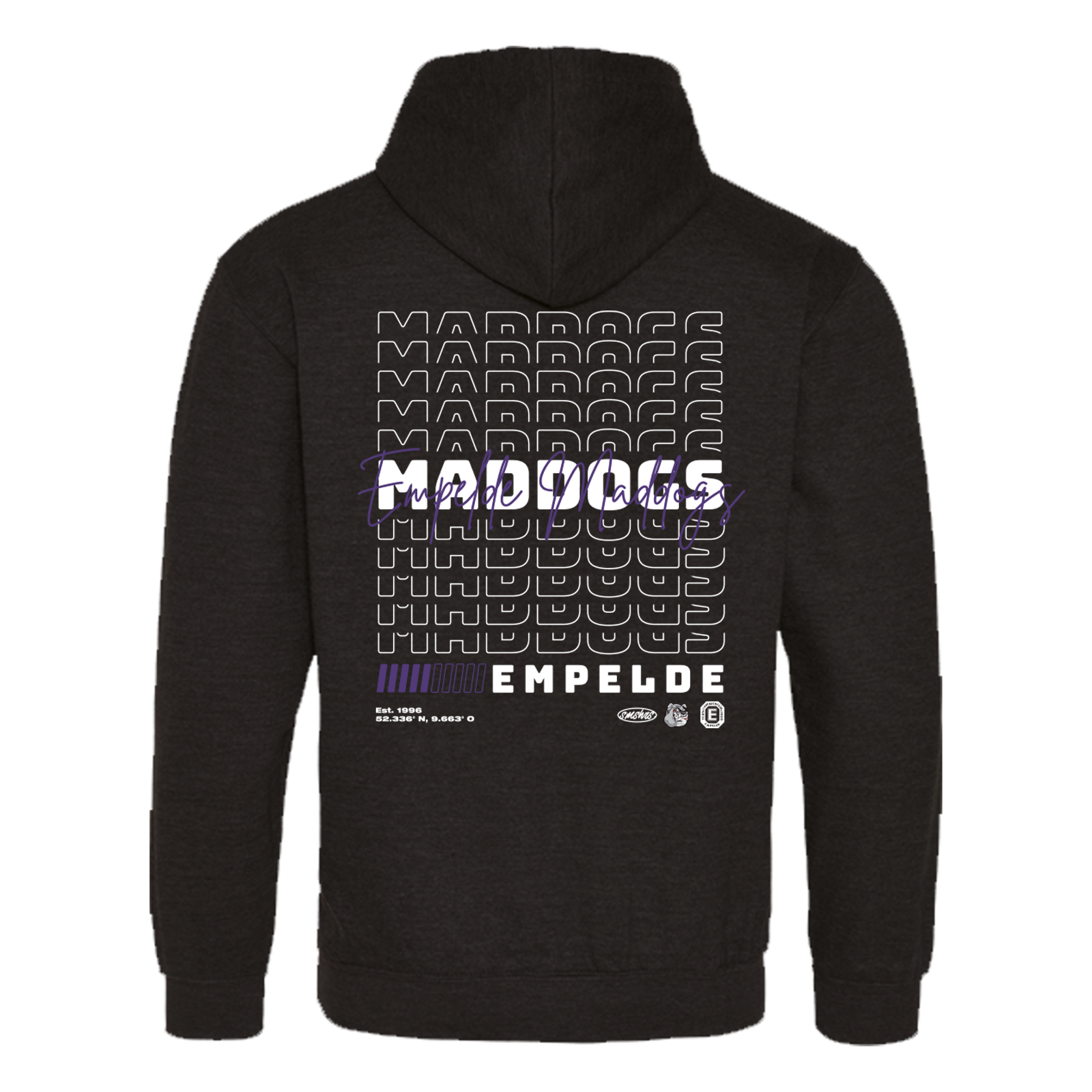 Empelde Maddogs Fan-Hoody "Lila Maddogs"