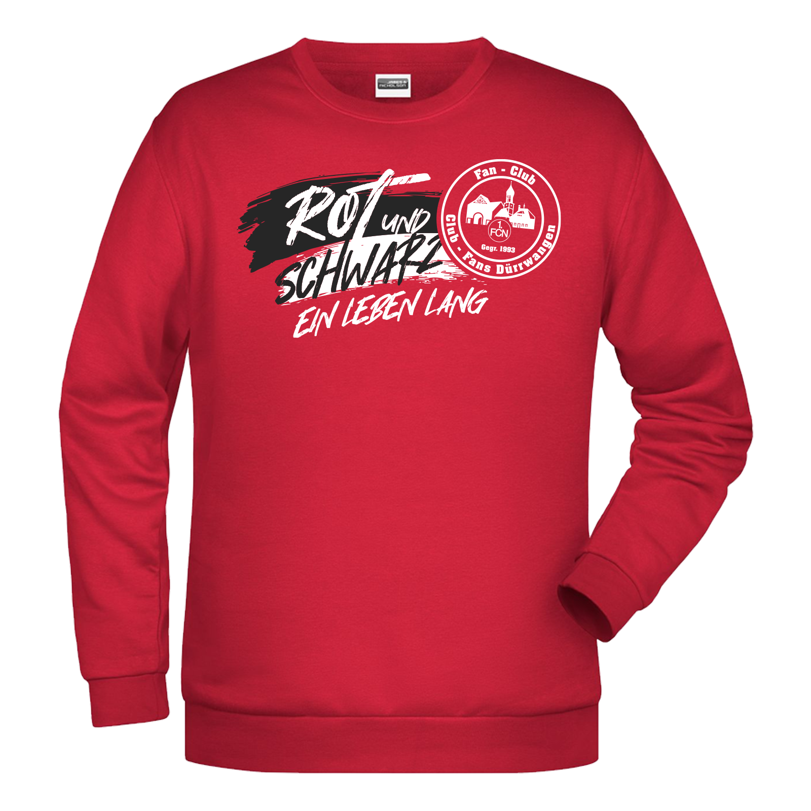 Sweatshirt Club-Fans Dürrwangen "Ein Leben Lang"
