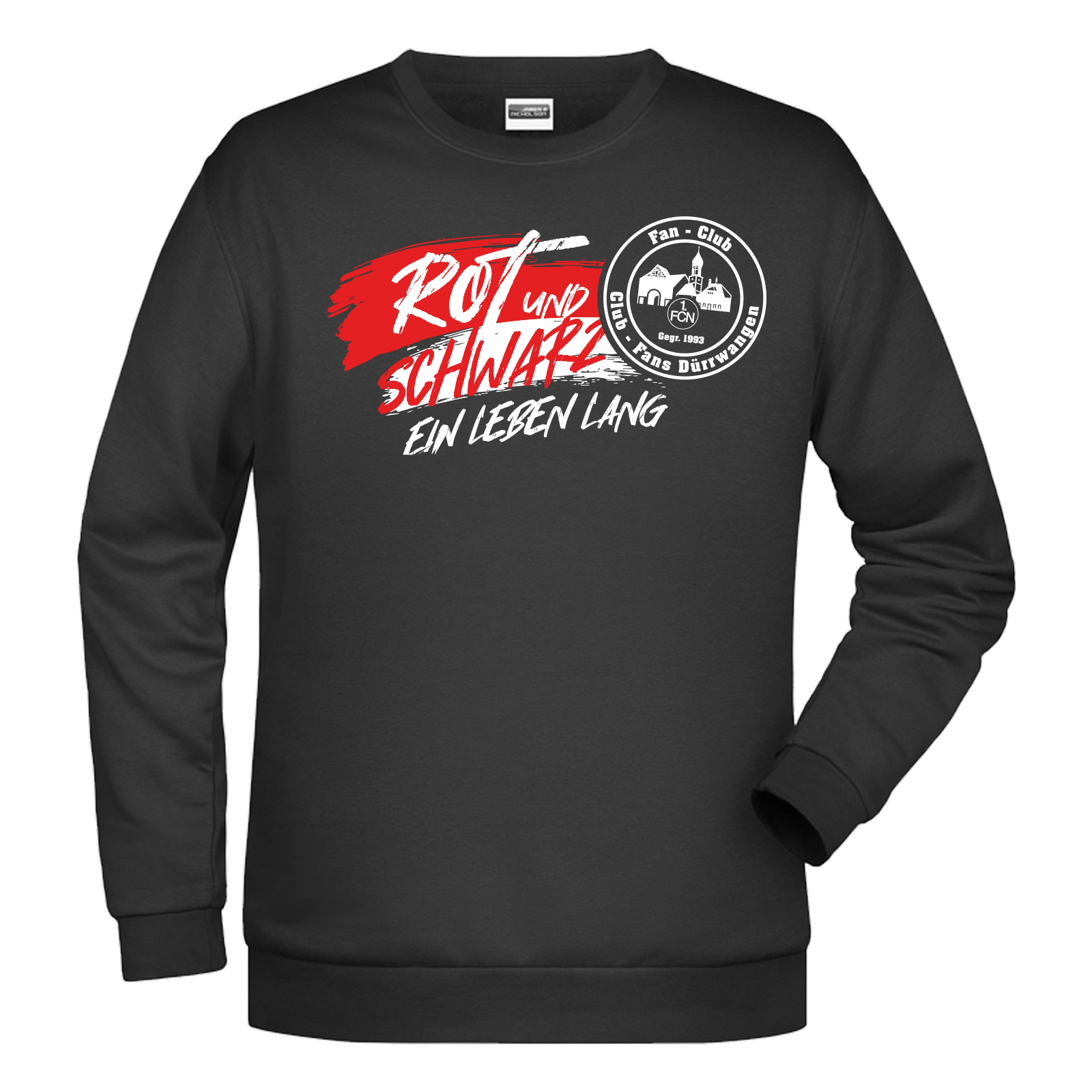 Sweatshirt Club-Fans Dürrwangen "Ein Leben Lang"