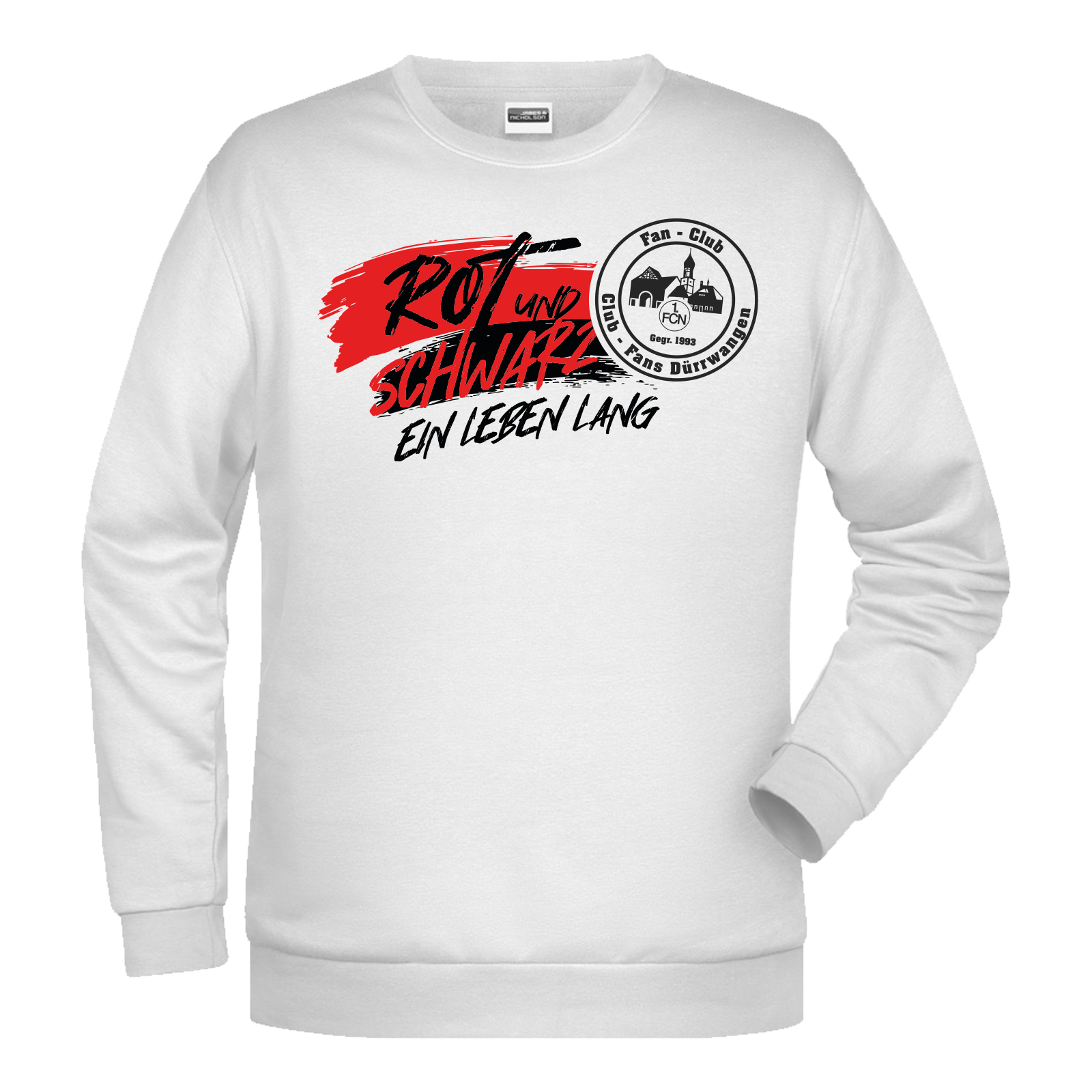Sweatshirt Club-Fans Dürrwangen "Ein Leben Lang"