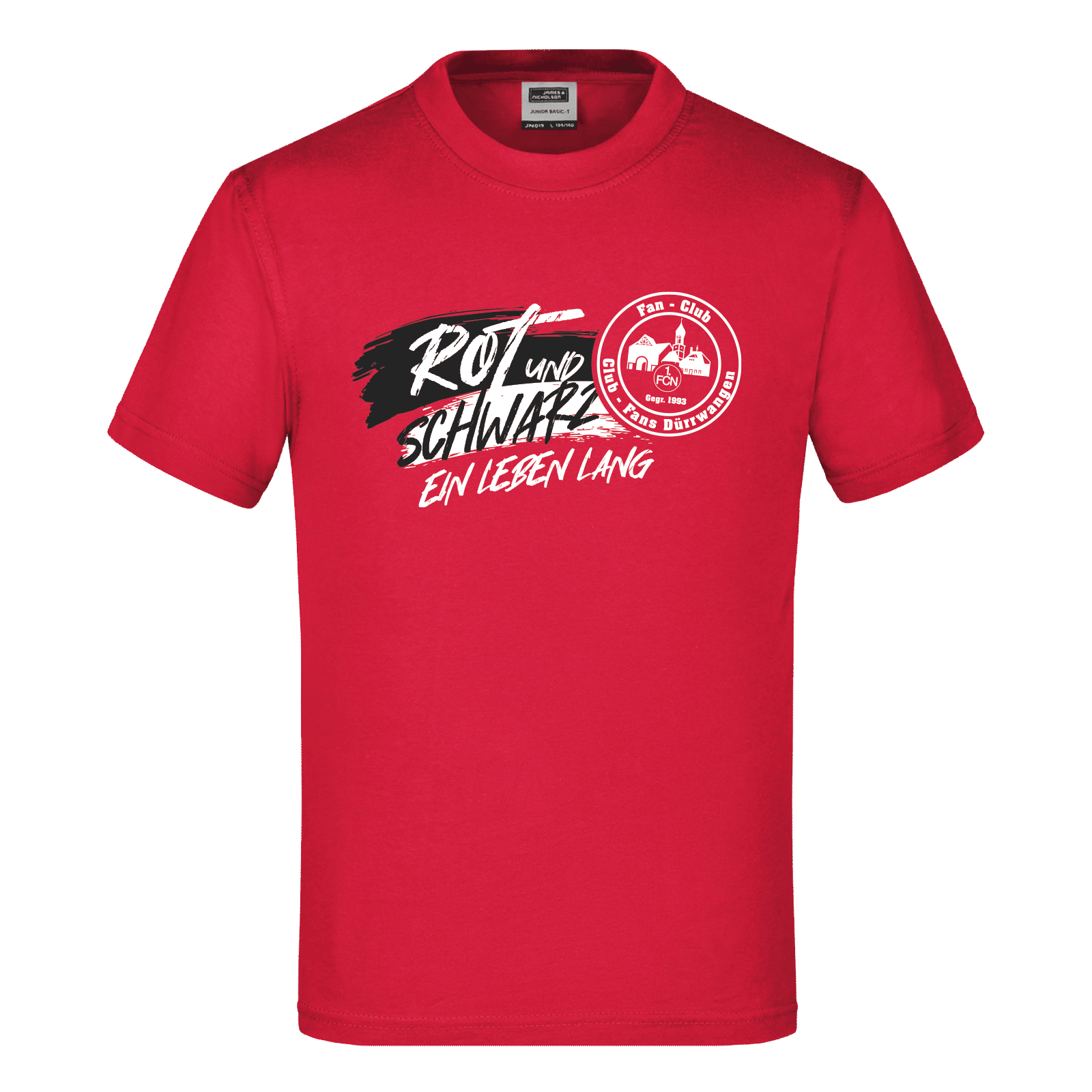 Shirt Club-Fans Dürrwangen Kids "Ein Leben lang"