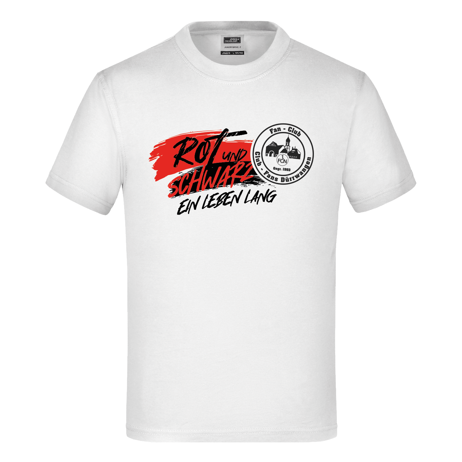 Shirt Club-Fans Dürrwangen Kids "Ein Leben lang"