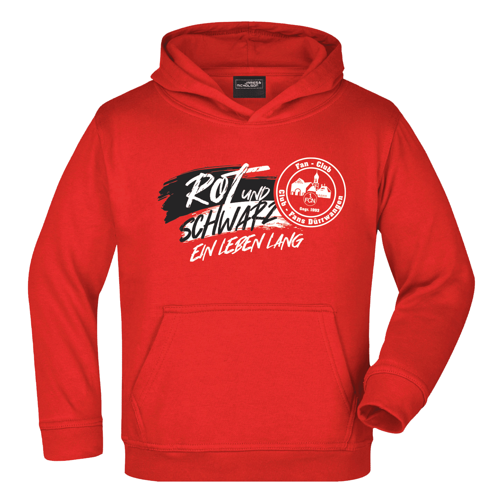 Hoody Club-Fans Dürrwangen Kids "Ein Leben lang"