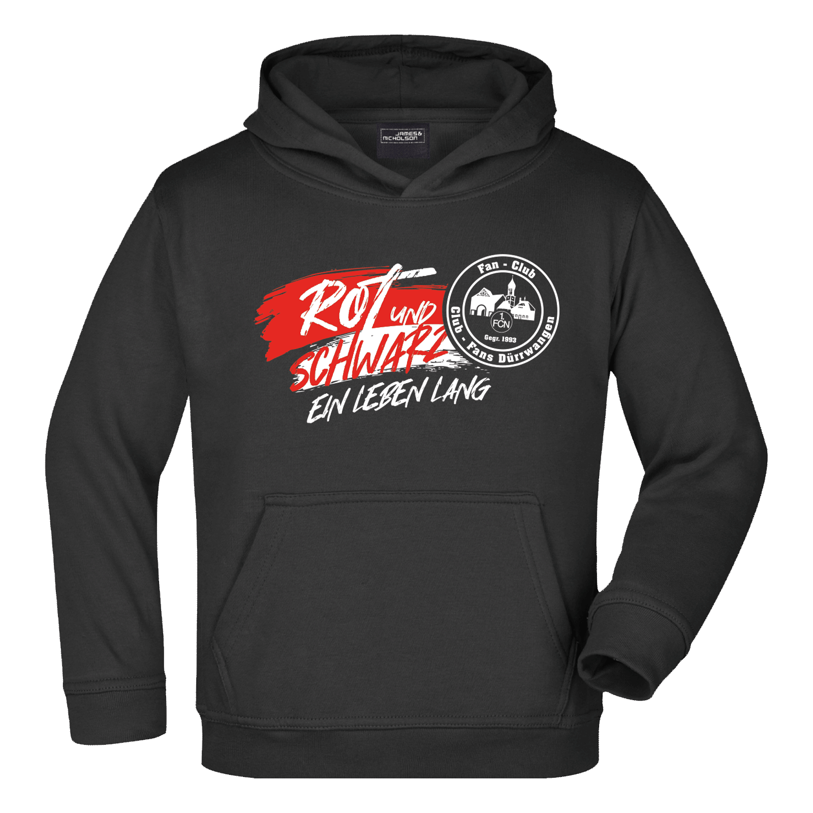 Hoody Club-Fans Dürrwangen Kids "Ein Leben lang"