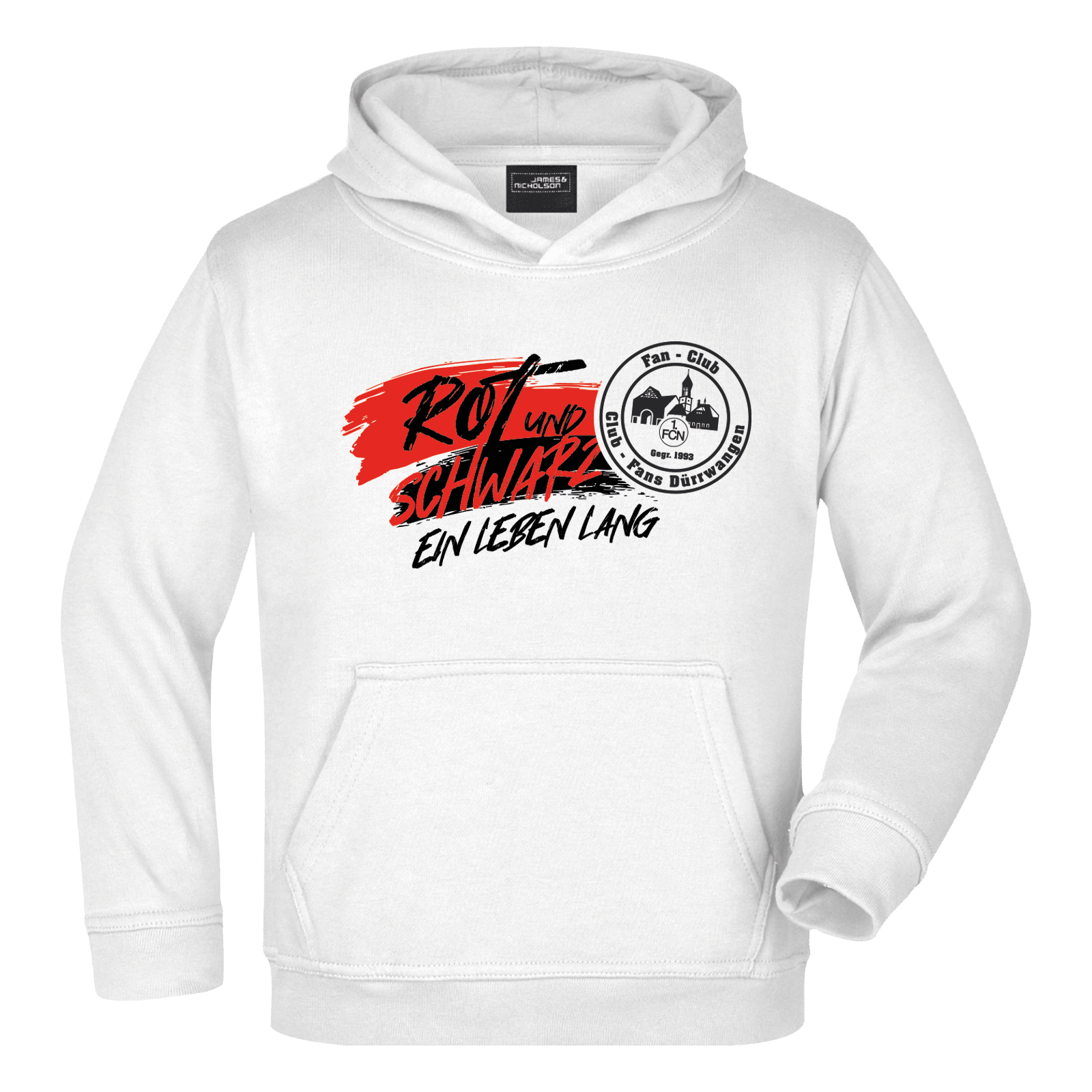 Hoody Club-Fans Dürrwangen Kids "Ein Leben lang"