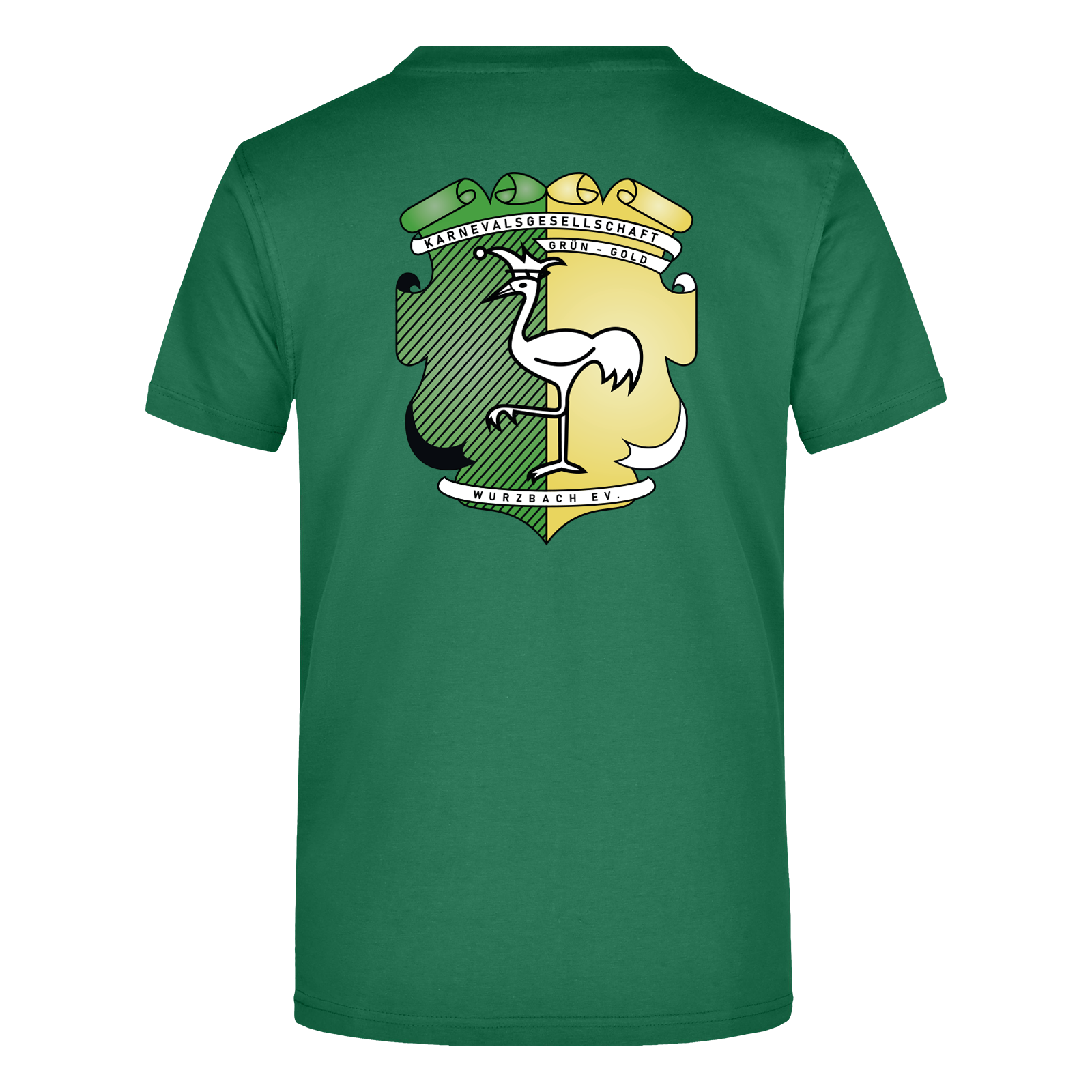 Grün-Gold Wurzbach T-Shirt "Logo"