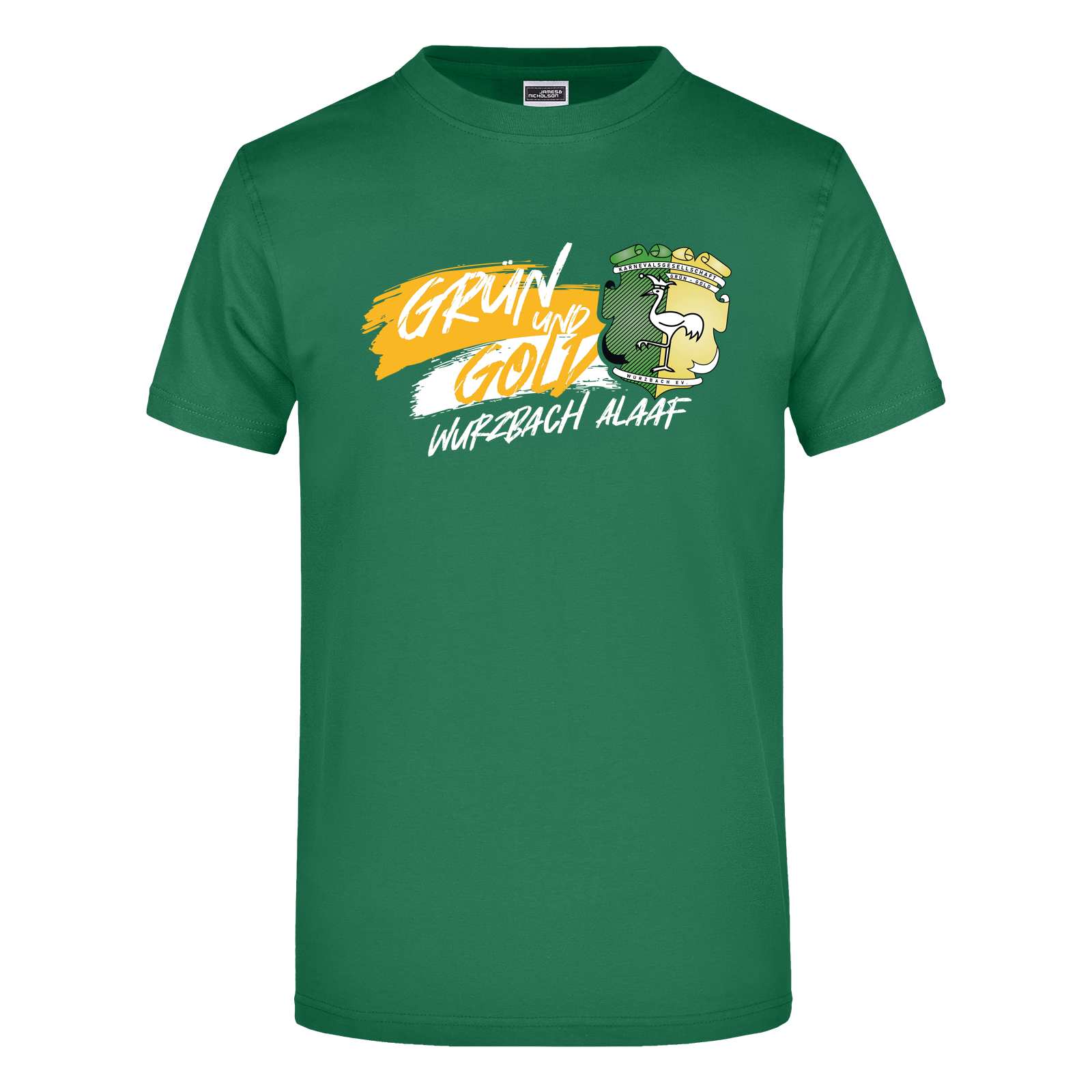 Grün-Gold Wurzbach T-Shirt "Alaaf"