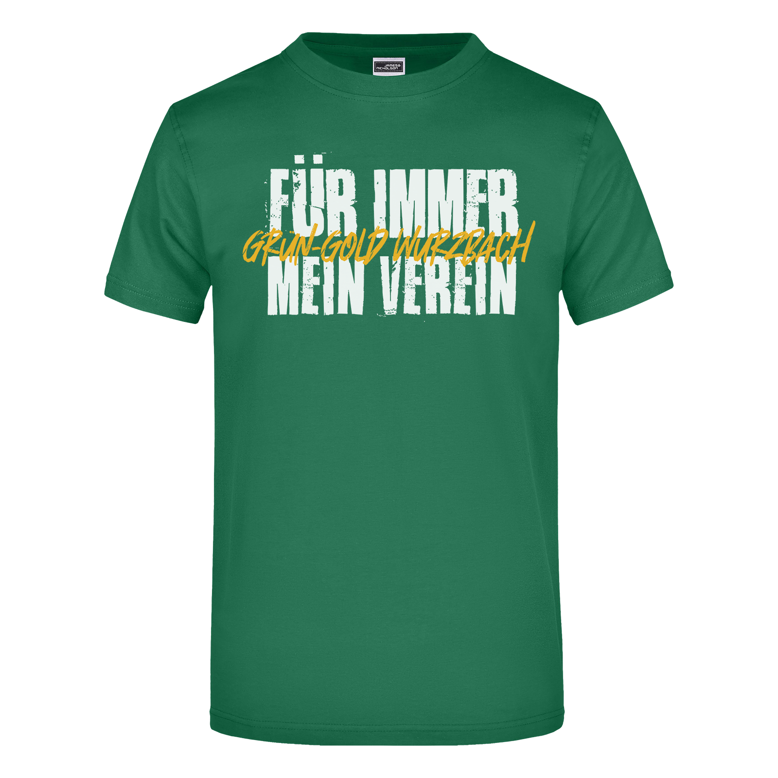 Grün-Gold Wurzbach T-Shirt "Für Immer"