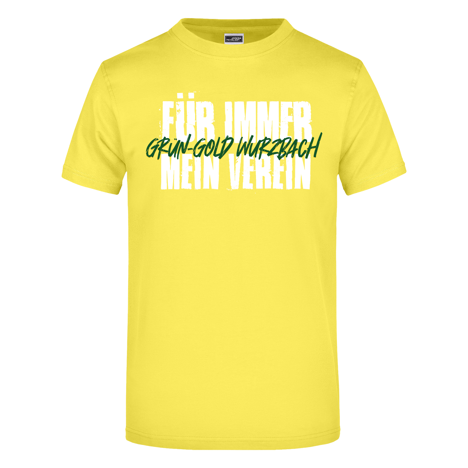 Grün-Gold Wurzbach T-Shirt "Für Immer"